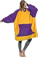 Vista 21 de Catalonia Sudadera con Capucha Manta de Gran Tamaño con Estampado de Gato y Perro de los 80, Sudadera de Forro Polar Vestible tipo Pullover