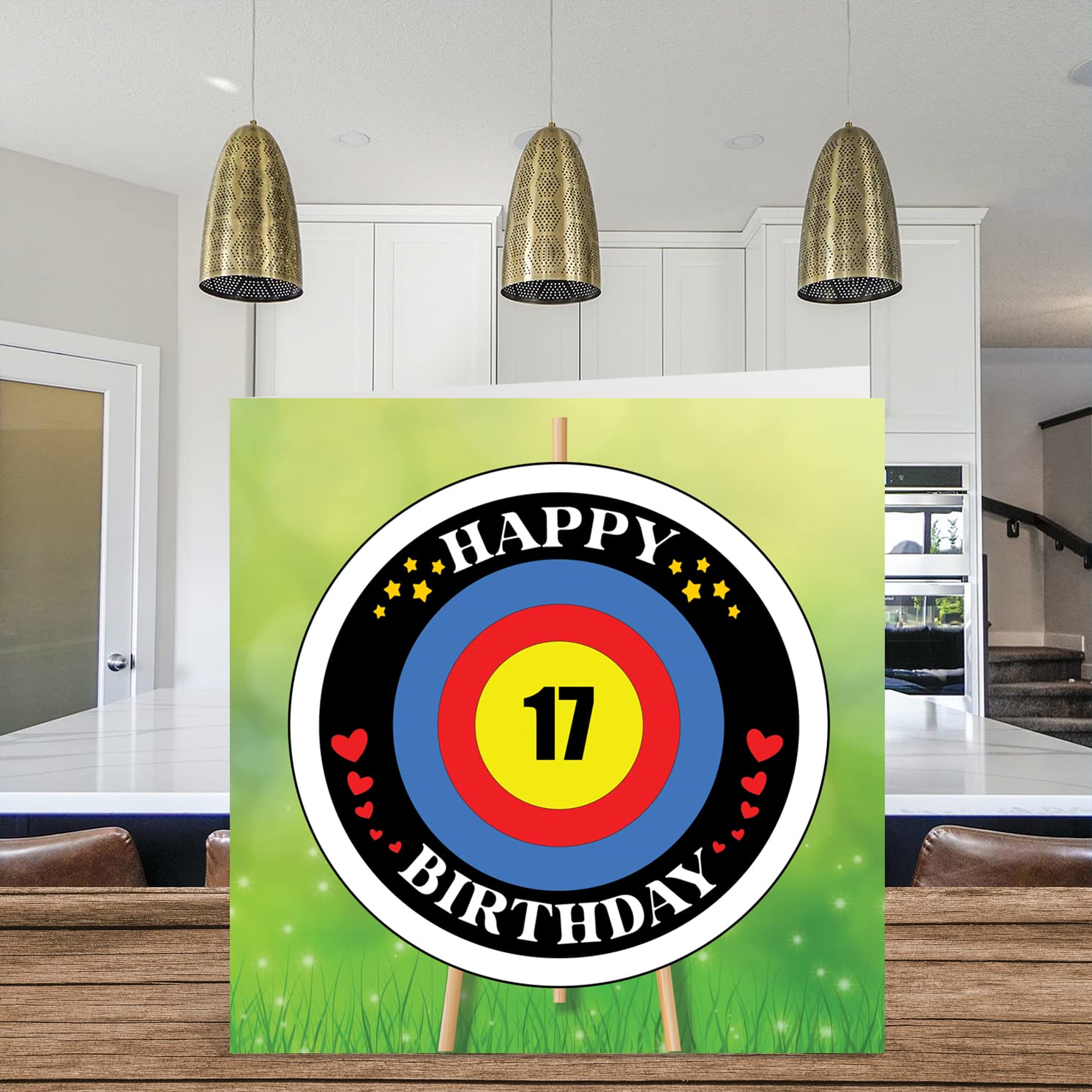 Divertidas Tarjetas De Cumpleaños Número 17 Para Niños Y Niñas, Neón  Brillante, Tarjeta De Feliz Cumpleaños, image size:1492x1492