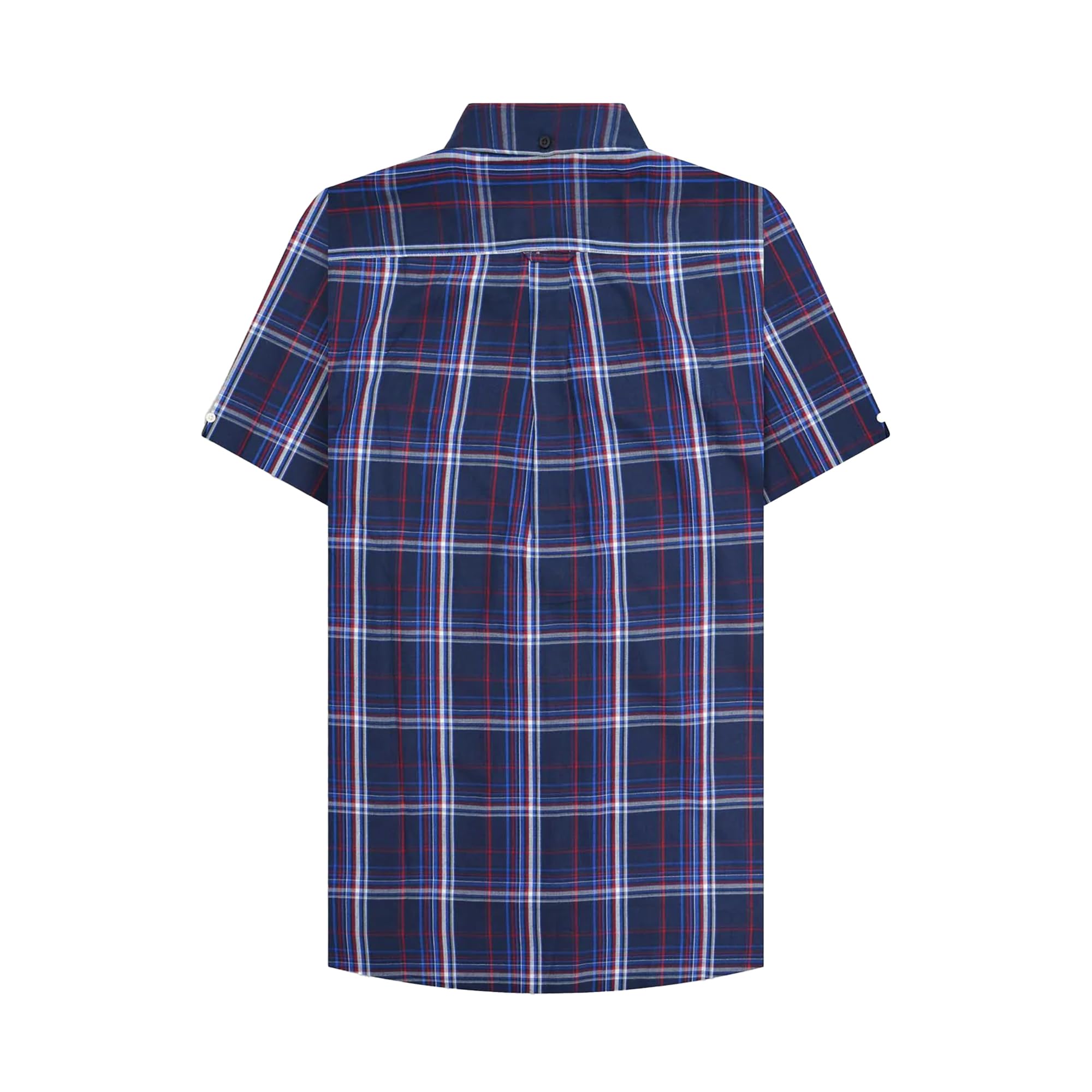 Lambretta Camicie button down a maniche corte a quadri da uomo
