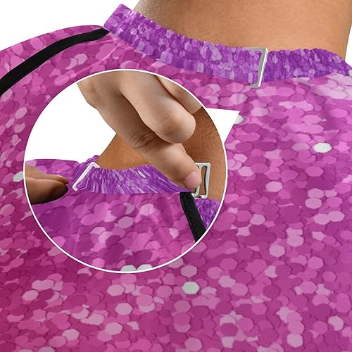 Miniatura 8 de Turquoise Glitter Green Hair Styling Cape Hair Salon Cape Waterproof, 64.9 x 55.1 Inches Polyester Barber Cape