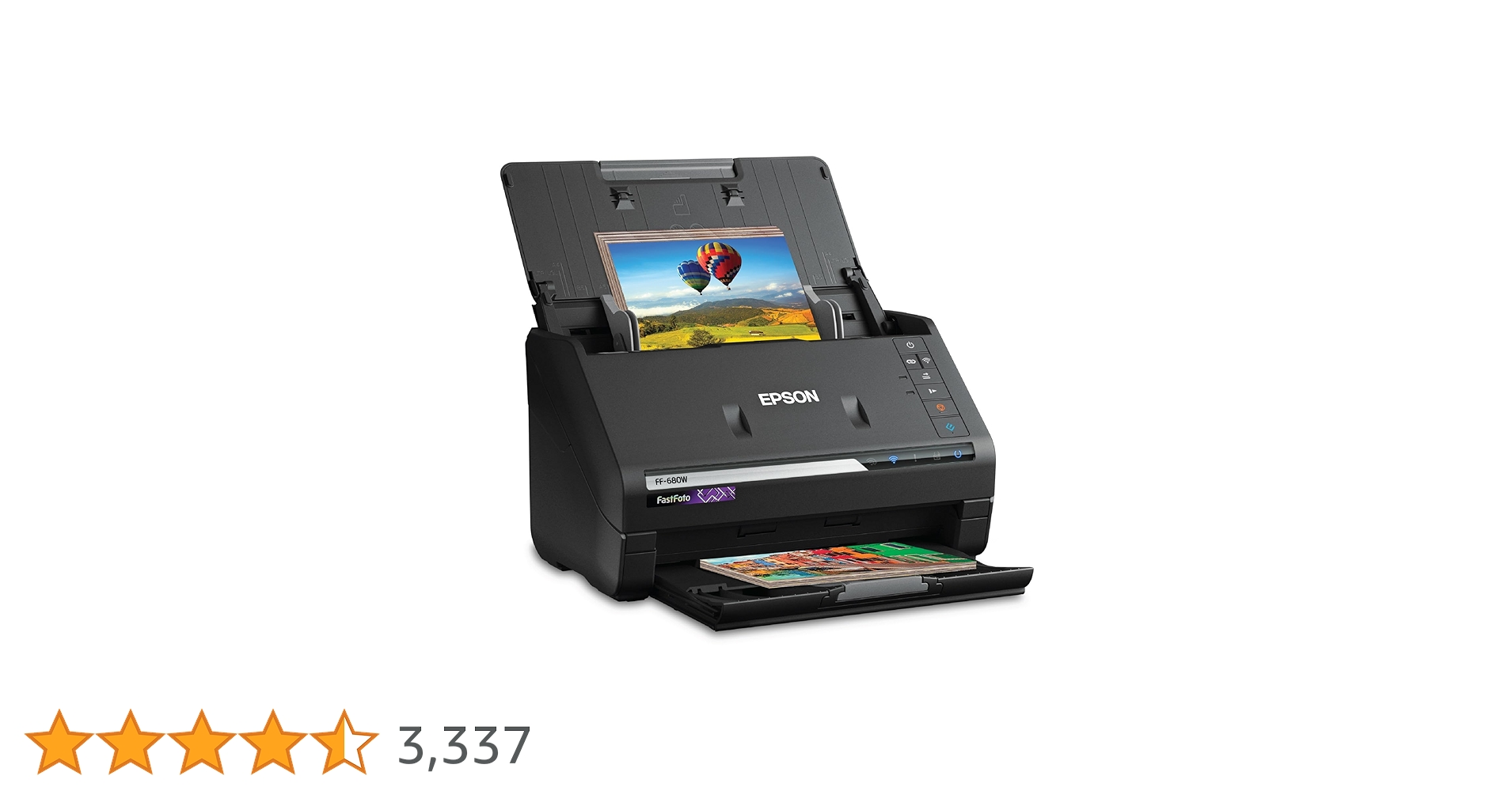 Epson FastFoto FF-680W Wireless High-Speed Photo Scanner