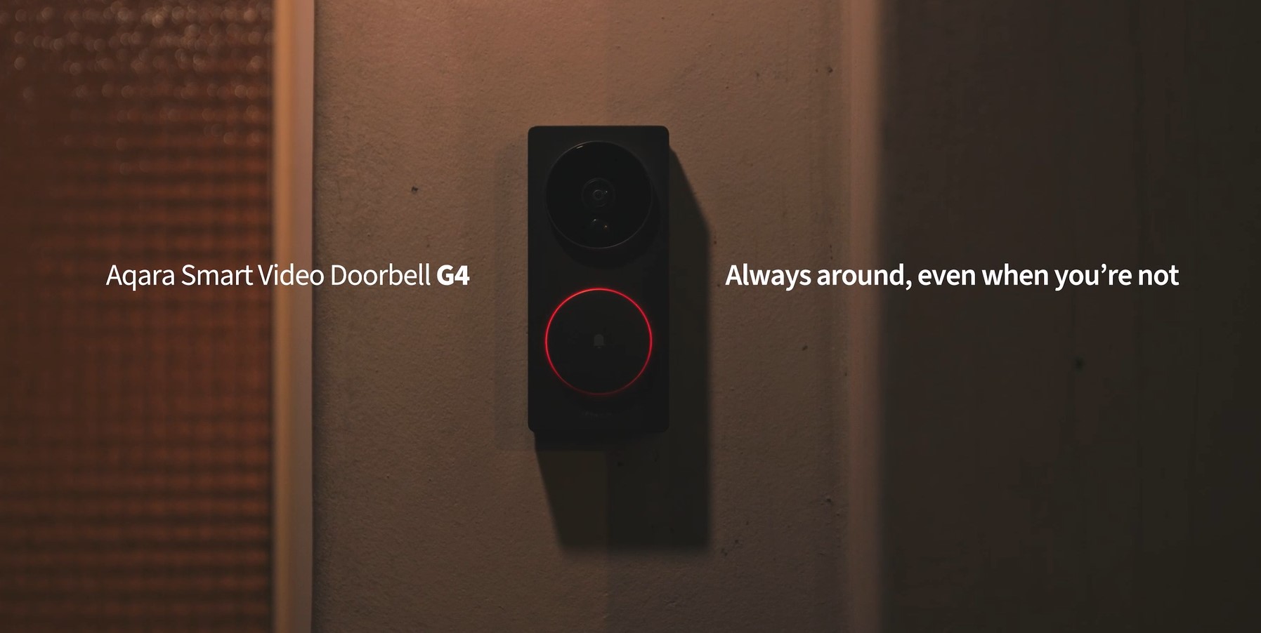 Aqara Video Doorbell G4 with Chime, 1080p FHD HomeKit Secure Video