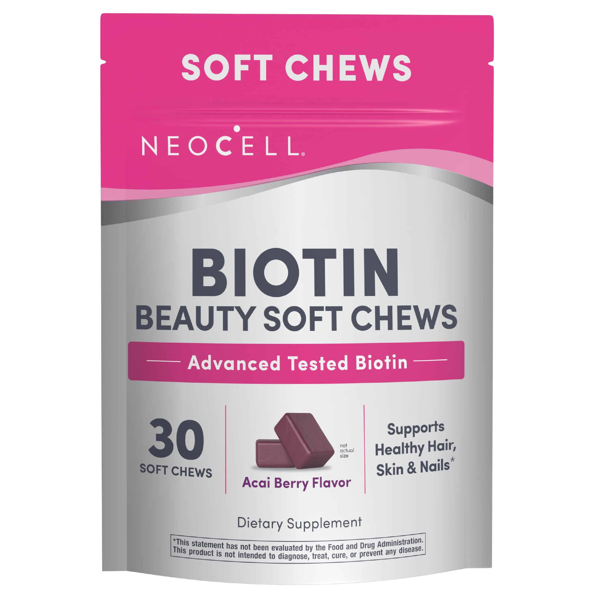 Neocell Neocell Biotin Burst 30 Soft Chews 10000mcg