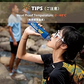 TRIWONDER Soft Flask Collapsible Water Bottles Running Bottle BPA-Free Foldable Handheld Runner Water Flask for Hydration Pack Marathon Hiking Cycling Climbing Travel (250ml/8.45oz)