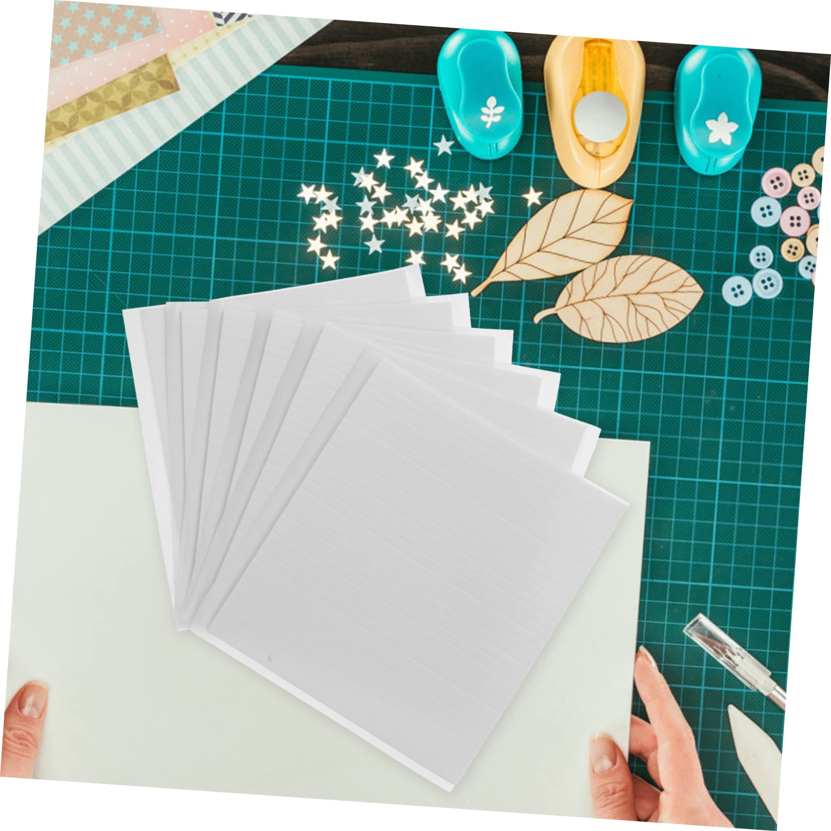EXCEART 18hojas Cinta Adhesiva De Espuma Eva De Doble Cara De Tiras Adhesivas Para Manualidades Decoración De Tarjetas y Álbumes De Recortes Uso Versátil Diversas Superficies