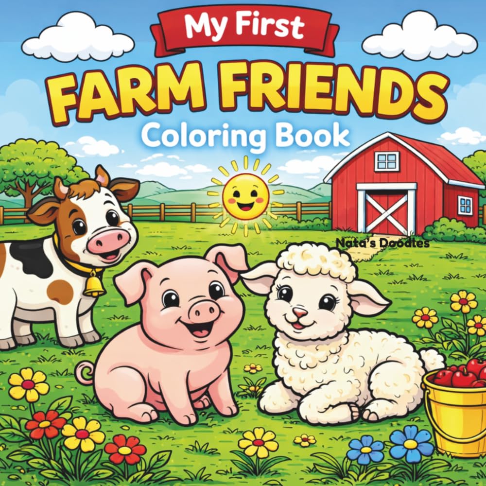 My First Farm Friends: Coloring Book