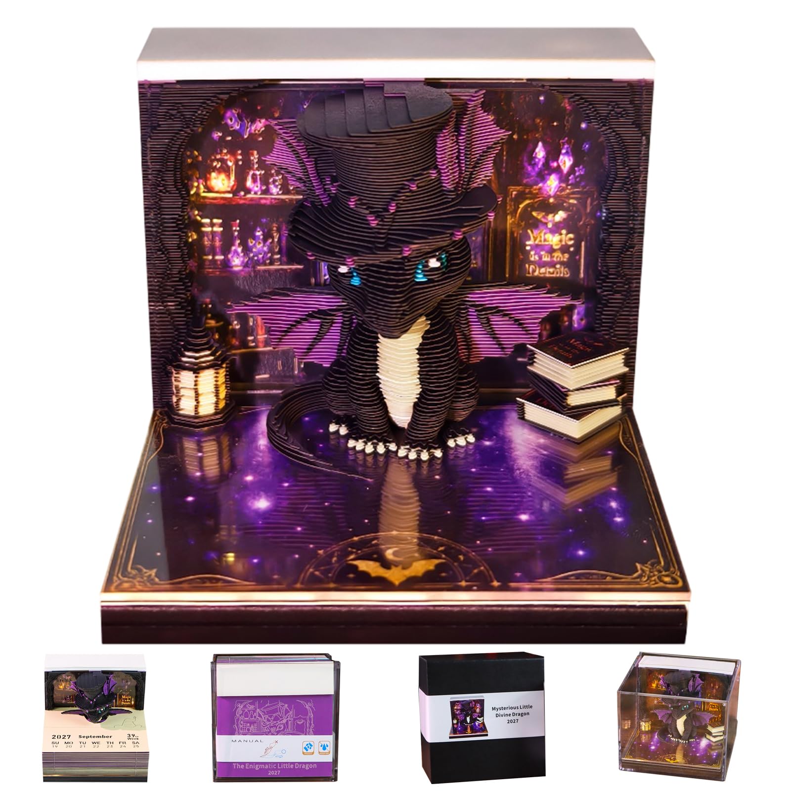 3D Calendar 2027 (Mysterious Little Dragon)