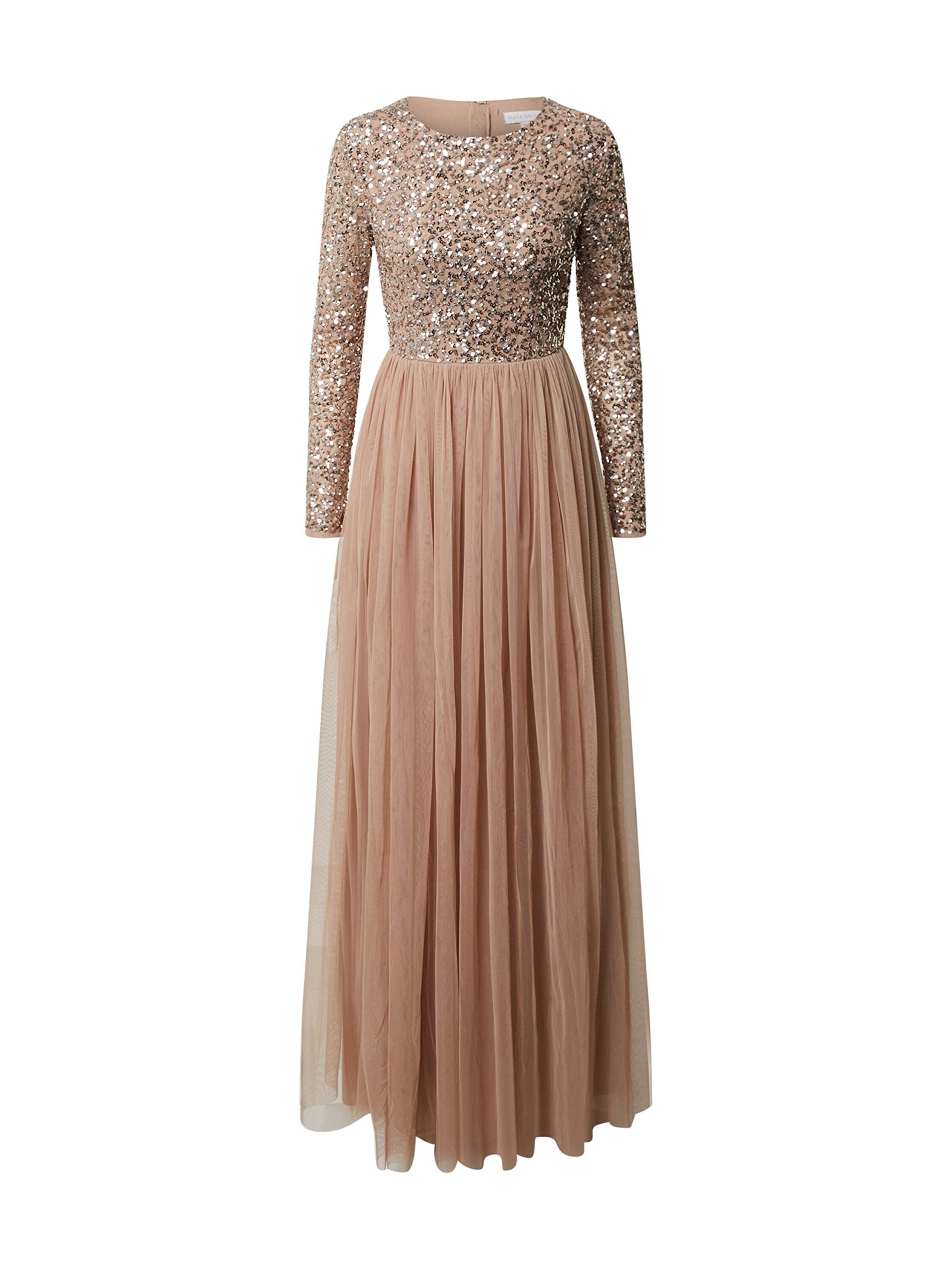 Maya DeluxeWomen's Maya Deluxe Womens Ladies Dress for Wedding Guest Plus Size Empire High Waist Sequins Long Sleeve Evening Bridesmaid