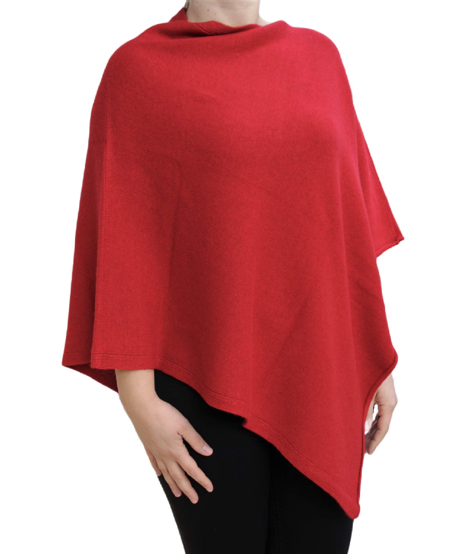 Poncho mixte cachemire pour femme, fabriqué en Italie