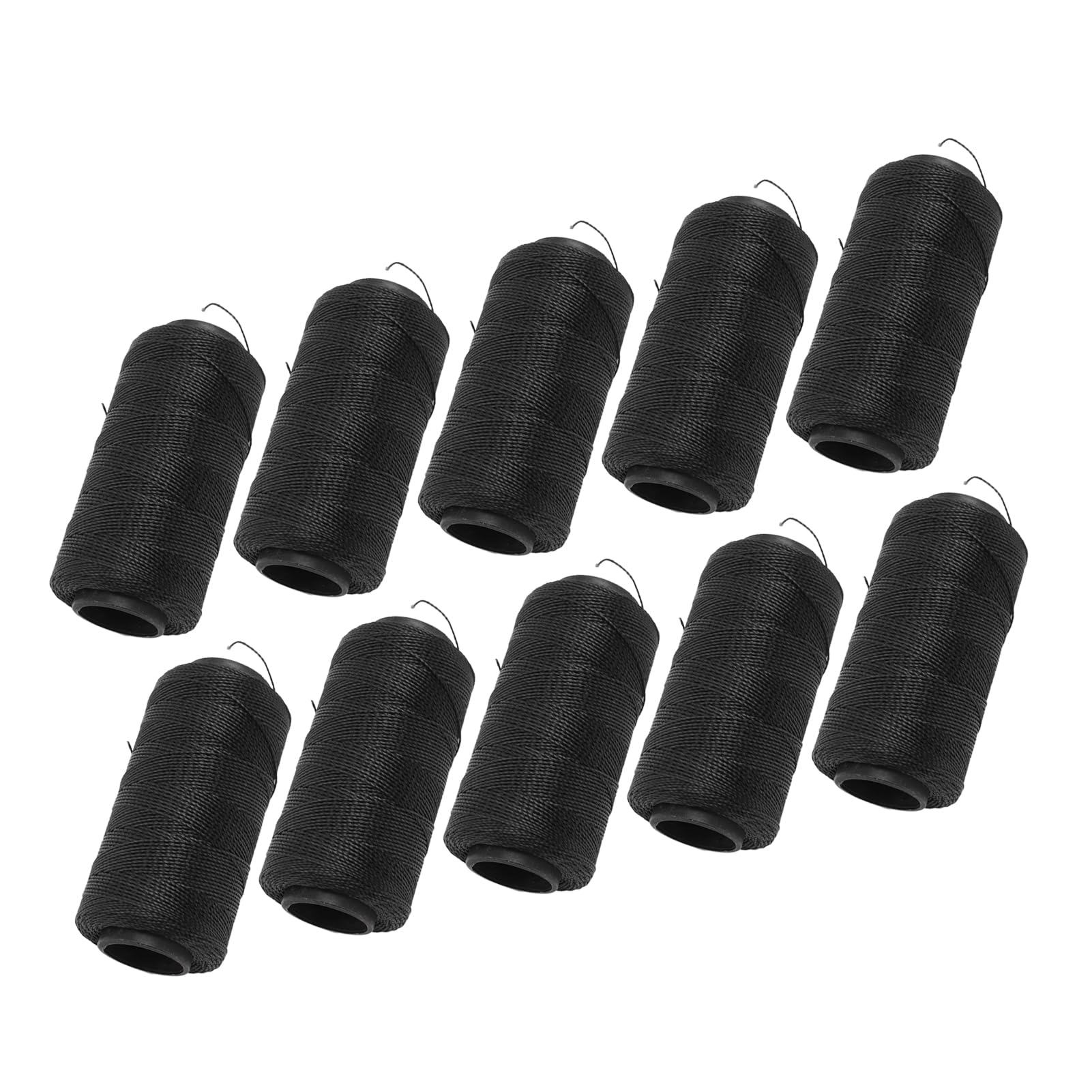 Hilo de Coser Elástico de Alta Resistencia Material de Nylon Impermeable Resistente al Desgaste Hilo Negro Suave para DIY Bordado Acolchado Manualidades Zapatos Neumáticos