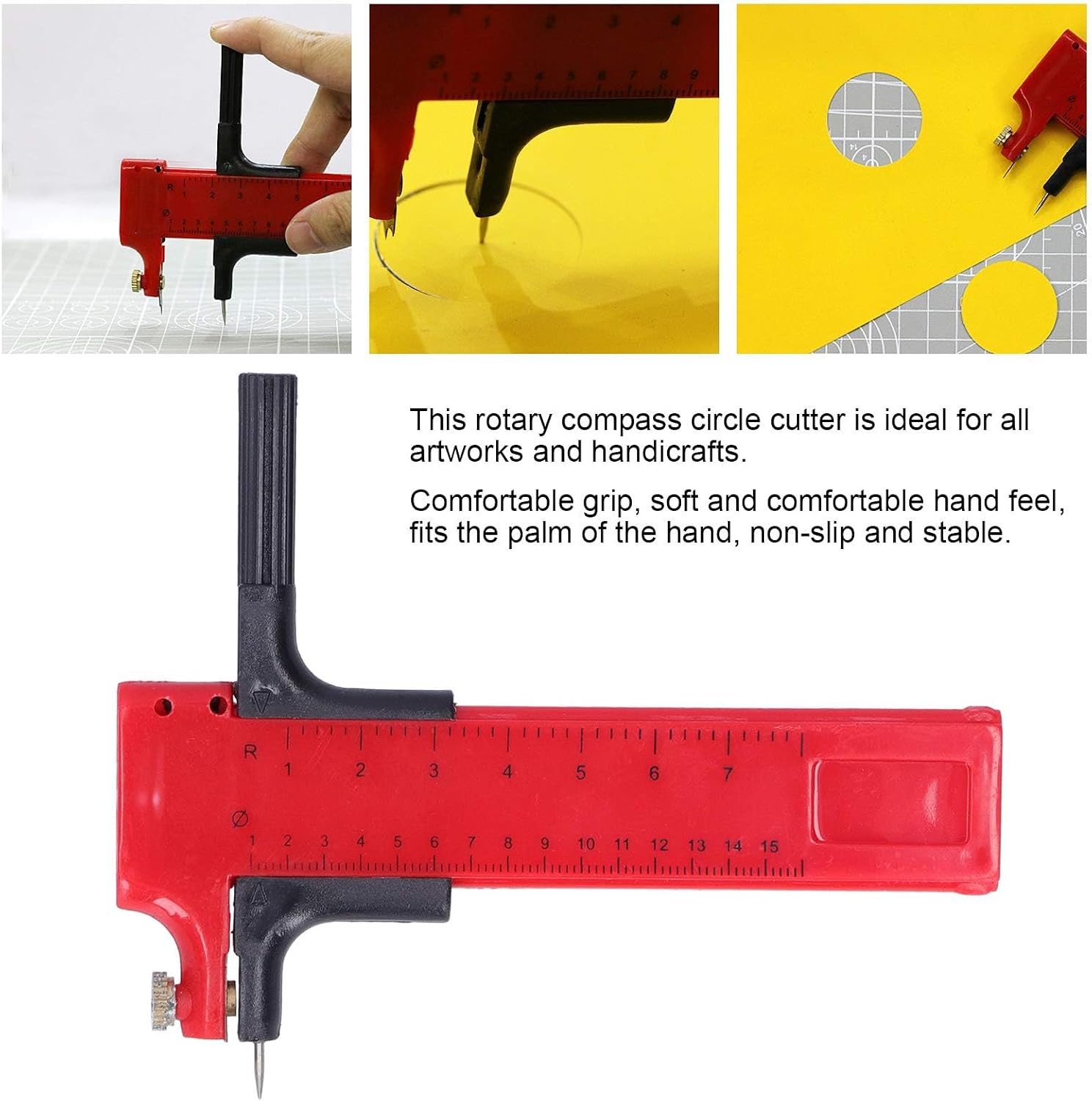 Compass Cutter Rotary Circle Cutter Cutting Sewing Accessories DIY Tool for Cutting Paper Film 10mm to 150mm