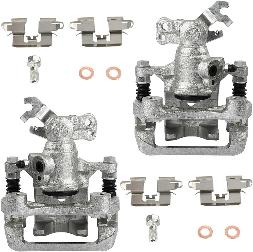 INEEDUP Rear Left & Right Disc Brake Caliper Assembly With Bracket 18B5002 18B5003 For Ford 2006-2012 For Lincoln 2006-2012 For Mazda 2006-2013 For Mercury 2006-2011