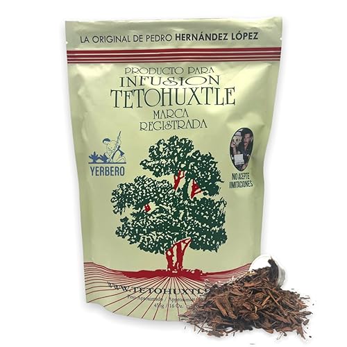 Miniatura 1 de Yerbero - Infusión Te Tetohuxtle 16.05 oz | Té Tetohuxtle de infusión saludable 16oz | Hecho con cortezas salvajes de Sierra Lacandona | 100%