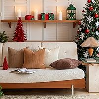 Vista 6 de LANANAS Juego de 4 fundas de almohada neutras para sofá, 18 x 18 pulgadas, decorativas, estilo bohemio, para sala de estar, sofá, cama, sofá, neutro