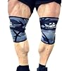 Knee Sleeves 1 Pair Support & Compression for Weightlifting, Strength Training & Powerlifting - 7mm Neoprene for DeadliftsSquats - Unisex Pink Camo, 2XL
