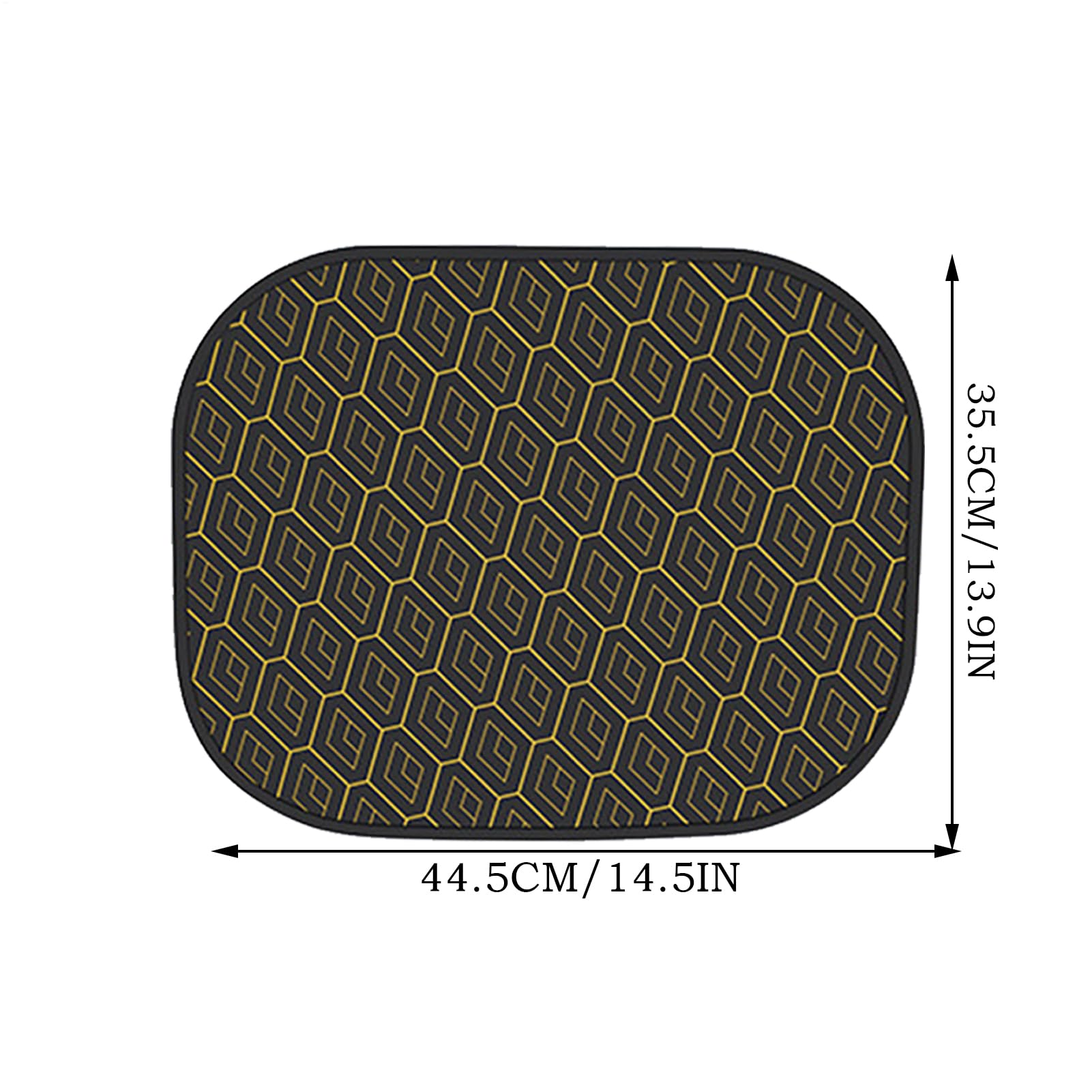 Window Sunshades, Window Shades, Static Cling Sun Protection Lightweight Design Reflective Surfaces Printed Side Easy Installation Reusable, Heat Cover for Vehicles
