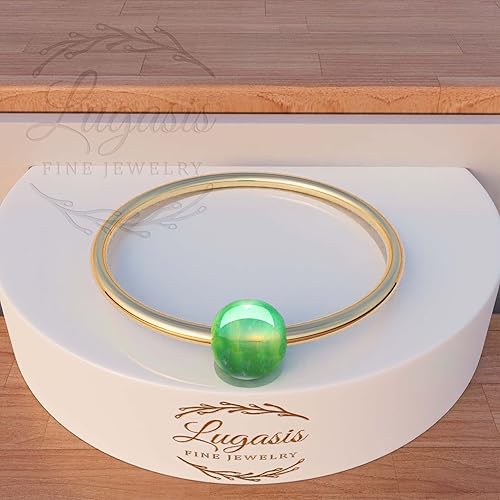 Vista 26 de 14k Gold Filled White Opal Nose Ring - 20 Gauge Cartilage Earring with 8-9mm Hoop Diameter - Perfect Piercing Jewelry for Women and Men