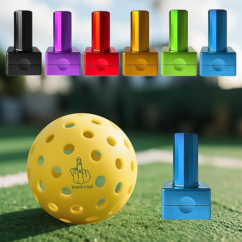 Miniatura 9 de Sello de Pelota de Pickleball Personalizado con Tu Logo Texto Marcador de Pickleball Reutilizable Perfecto para Marcar Tus Pelotas de Pickleball