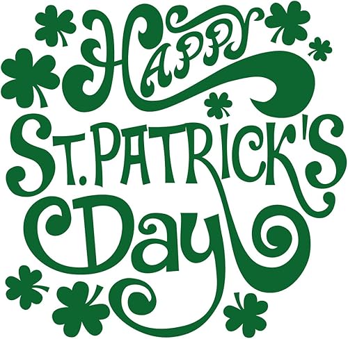 Miniatura 4 de Calcomanía de vinilo para pared del Día de San Patricio, feliz día de San Patricio, 22 x 23 pulgadas, calcomanía para el hogar, sala de estar,