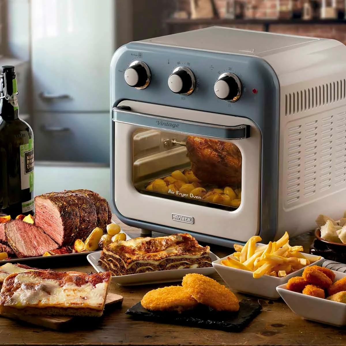 Fritadeira Air Fryer Vintage 16 Litros 127V Ariete Azul : Amazon