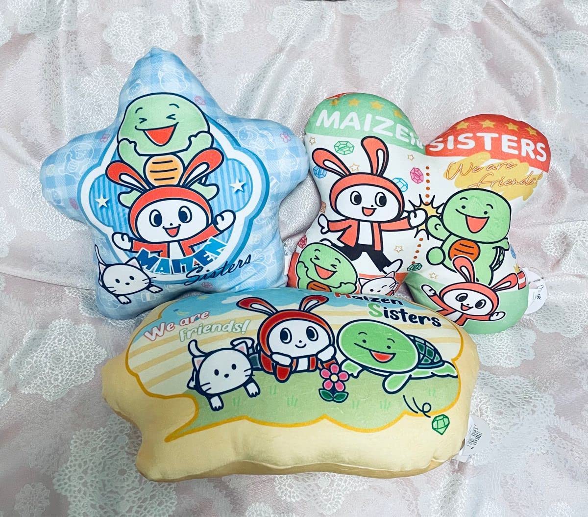 まいぜんシスターズ　クッション　３個セット　しまむら Amazon.co.jp: まいぜんシスターズ しまむら クッション 3個
