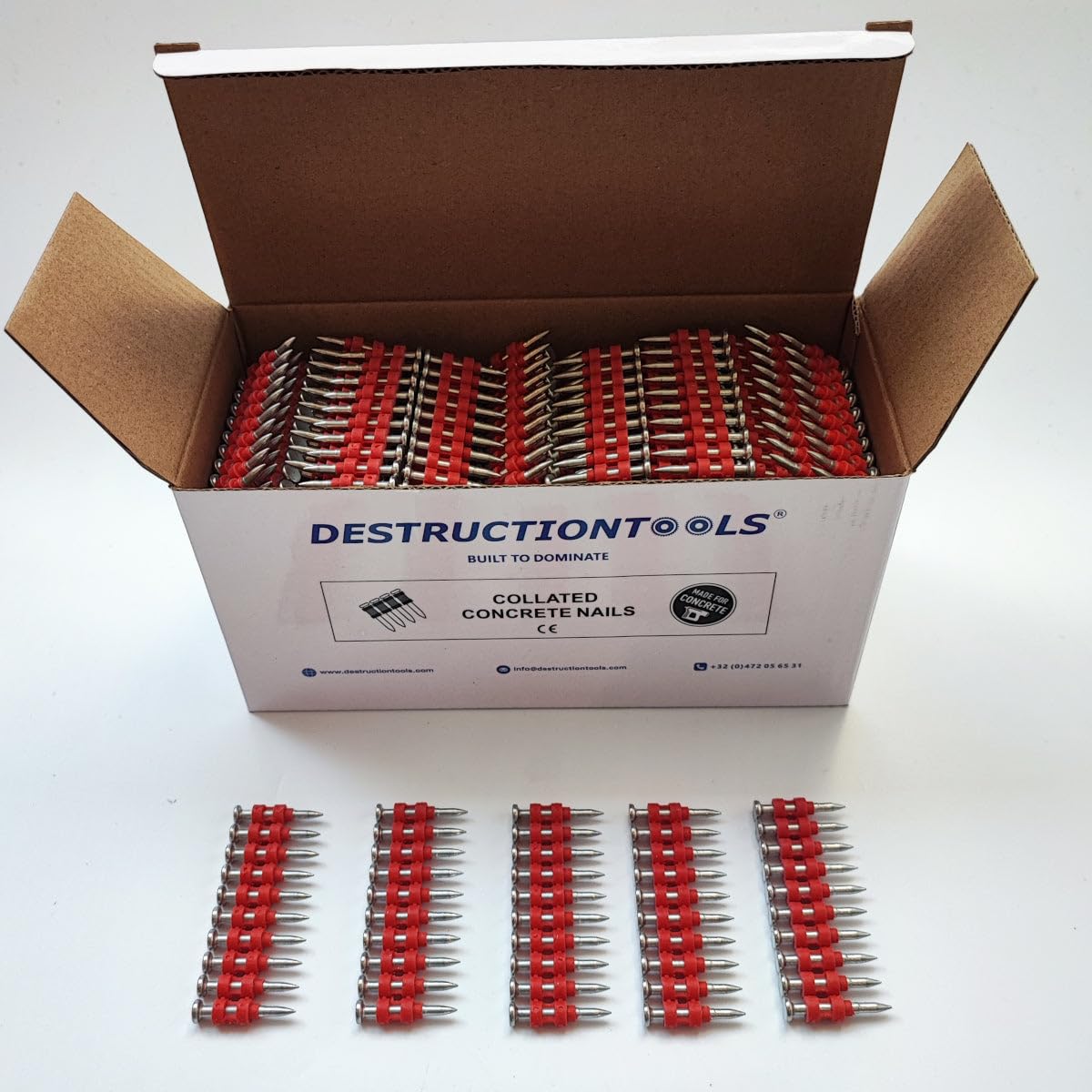 1000x Clavos de acero 27mm - para Würth DIGA CS-2/3