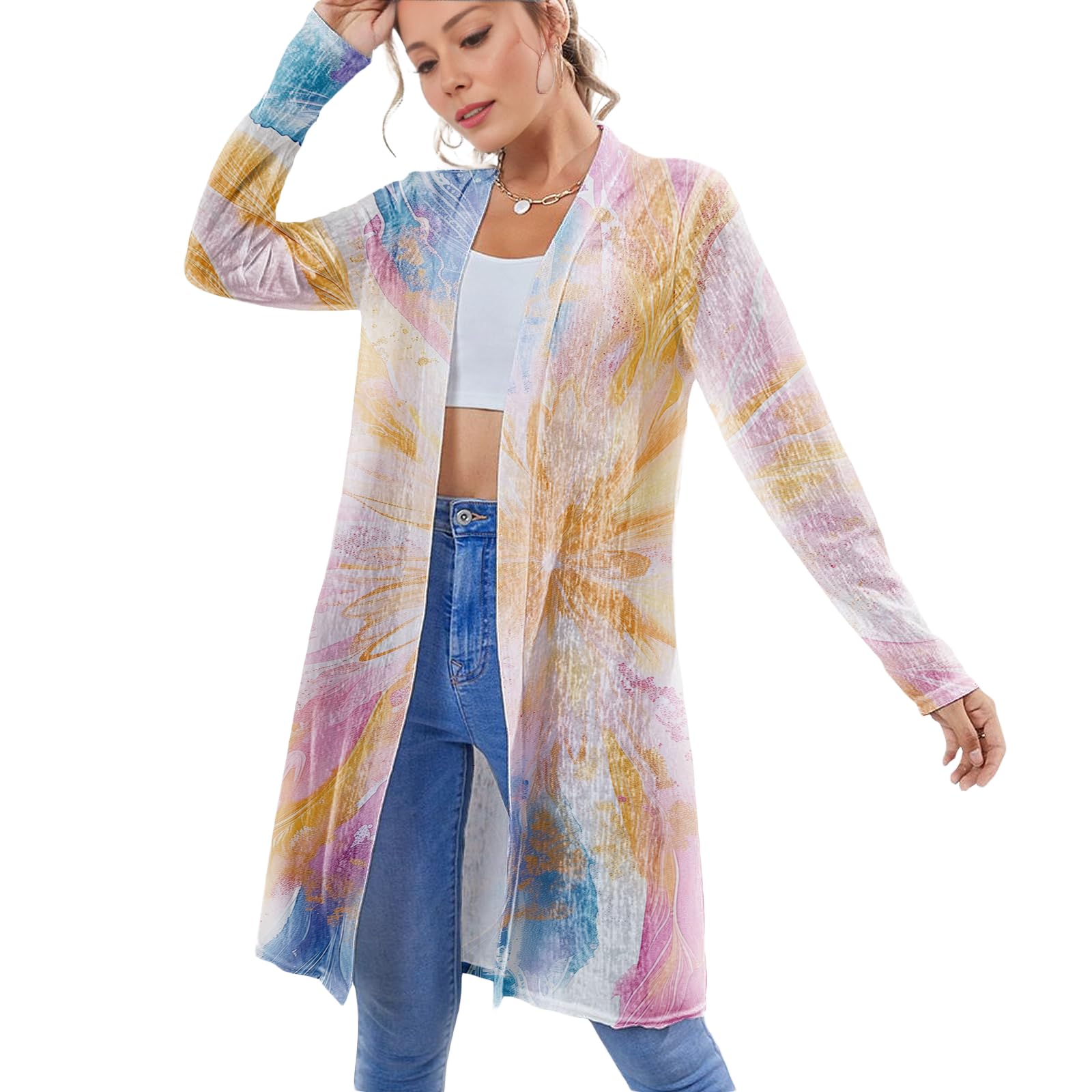 Long Sweater Cardigan for Women Comfy and Soft Casual Oversized Plus Size Beach Fashionable Cover Ups