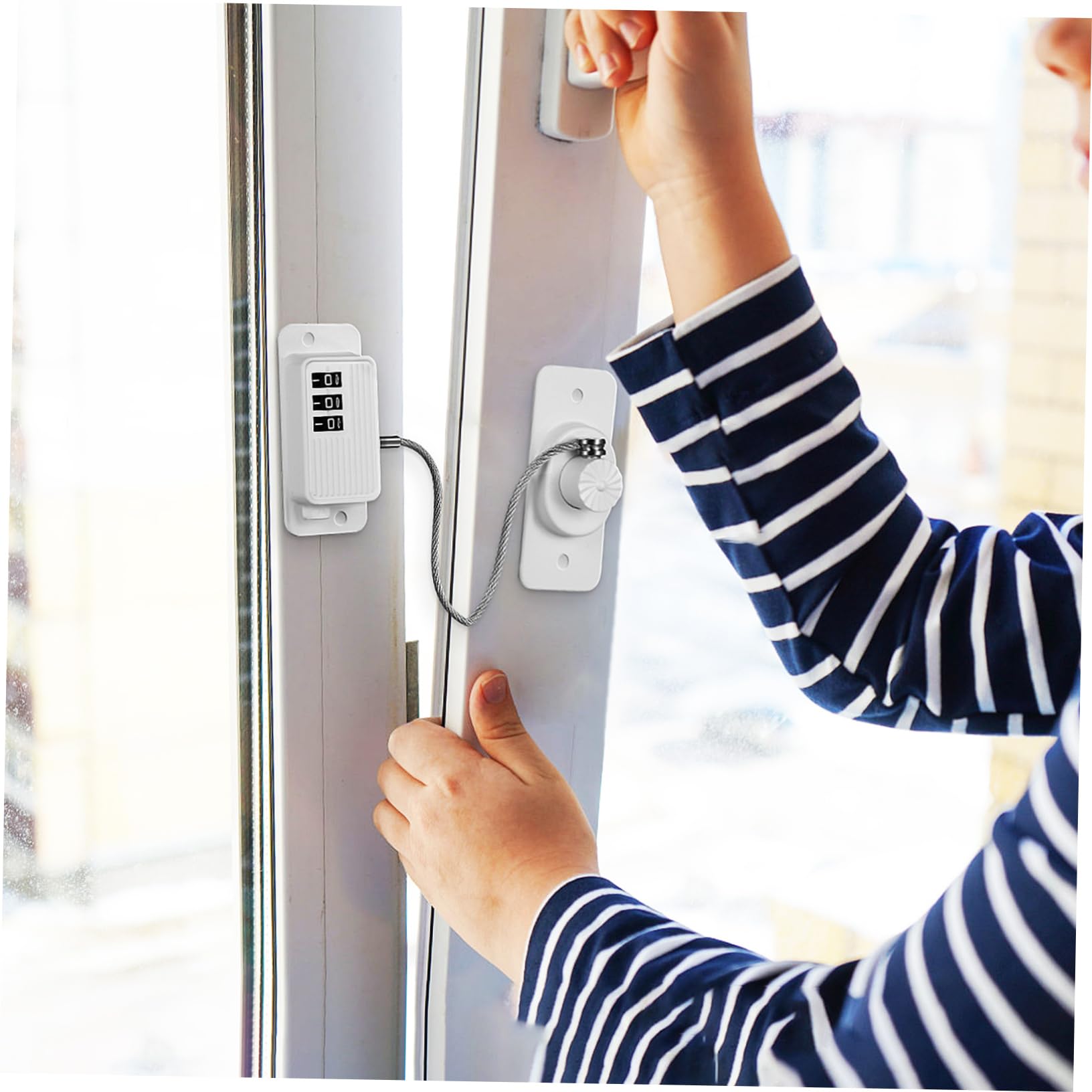 3pezzi Serratura Per Frigorifero e Congelatore Serratura Coded Per e Finestre Installazione Resistente e Domestici