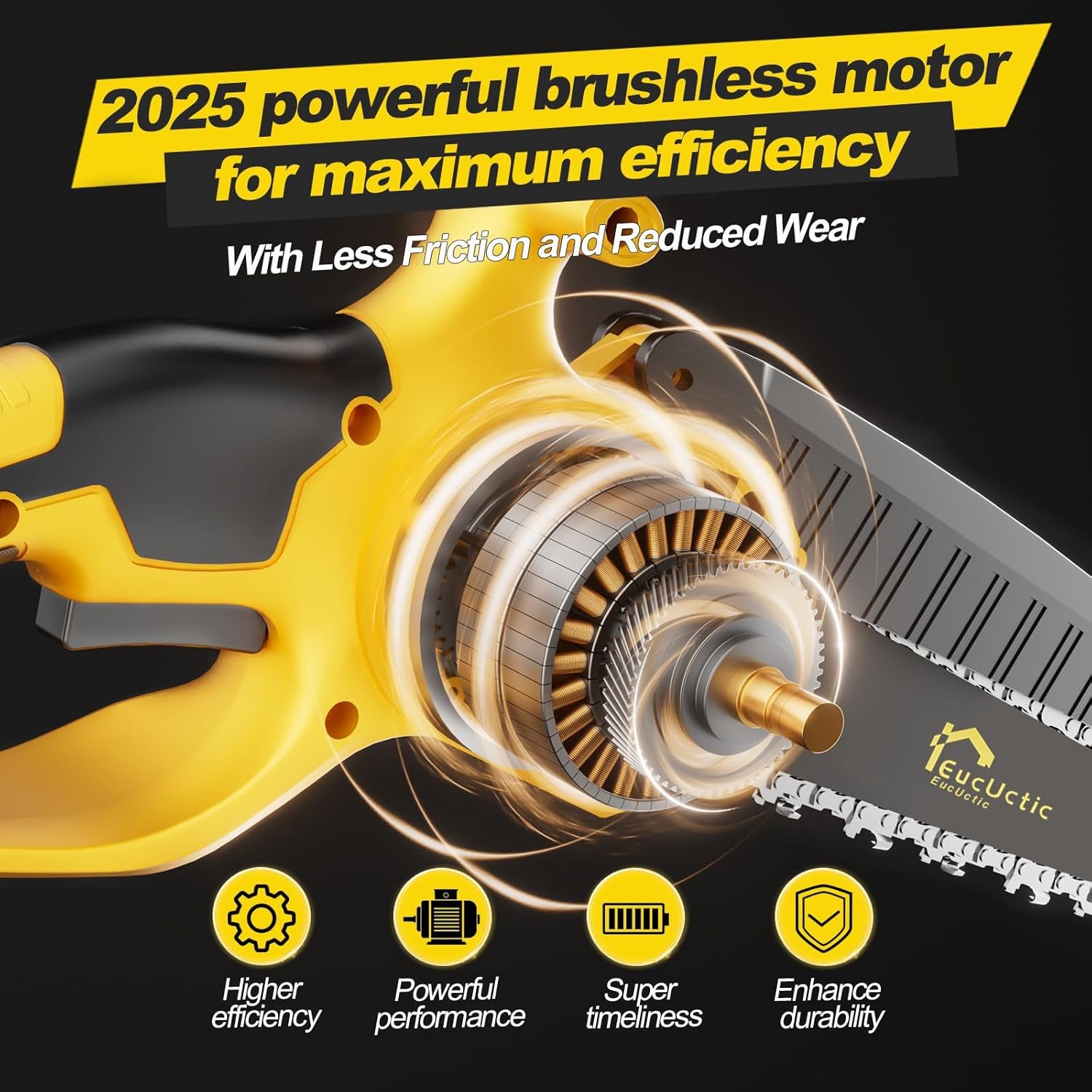 Cordless Pole Saw 3-in-1 with 6&8 Inch Mini Chainsaw, Battery Powered Electric Pole Saw for Tree Trimming with 2×4.0Ah Battery, Lightweight, Up to 14 FT Extendable Pole Saw for Home & Garden & DIY (Missing parts, little damaged, see the pictures)