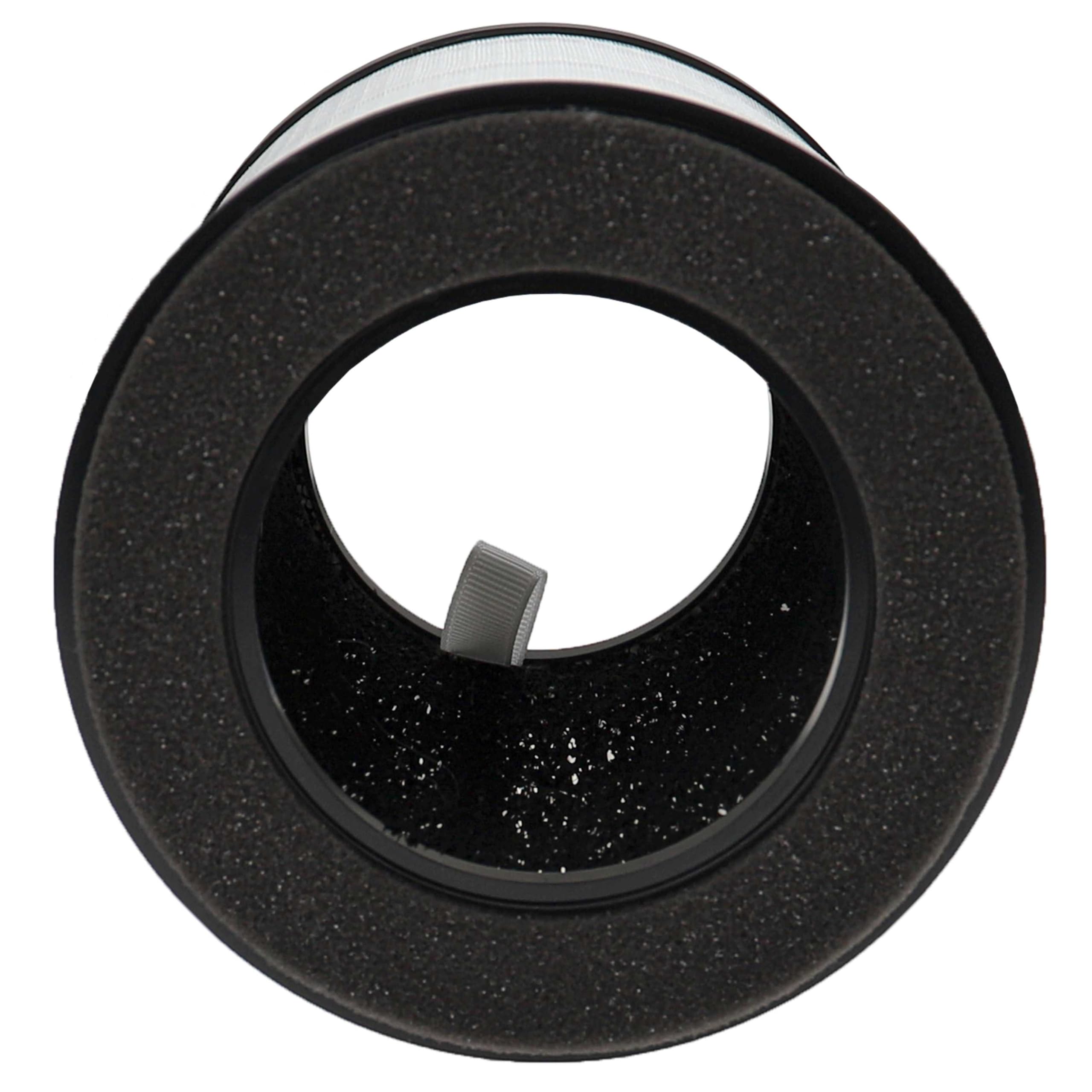 vhbw 4x filtro de aire compatible con Vavsea purificador - Filtro combi prefiltro + HEPA + carbón activo