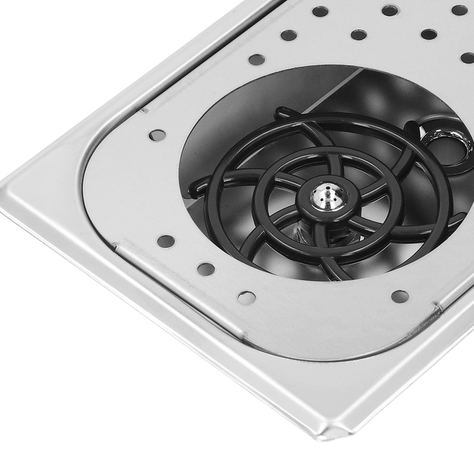 Enjuagadora de Jarras Lavadora Automática de Alta Presión Lavavasos Automáticos Electrodomésticos Equipos de Lavado para Fregadero de café, Lavadoras de Vidrio (Acero