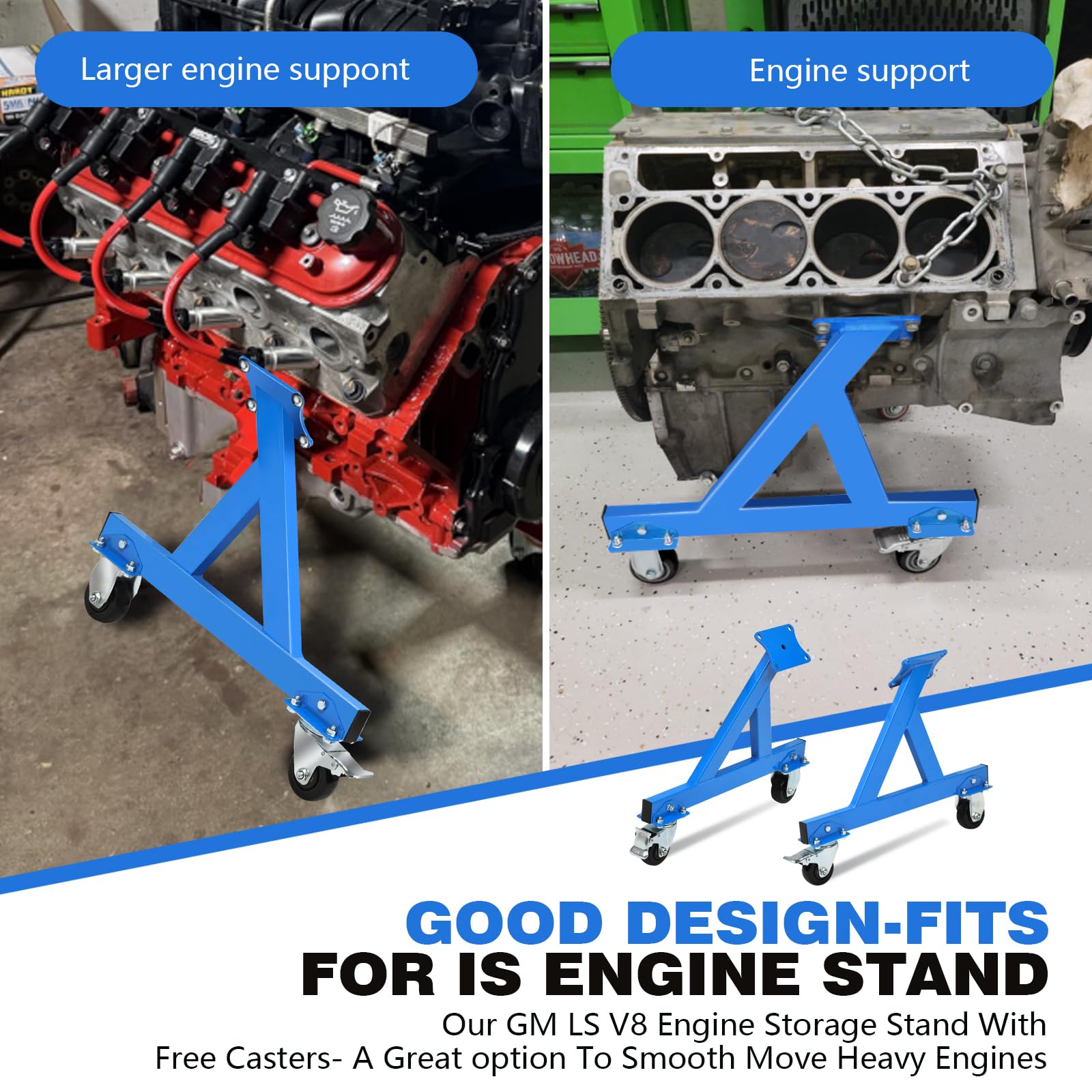 Heavy Duty Engine Support Heavy Duty Engine Stand For GM Chevy LS V8 ...