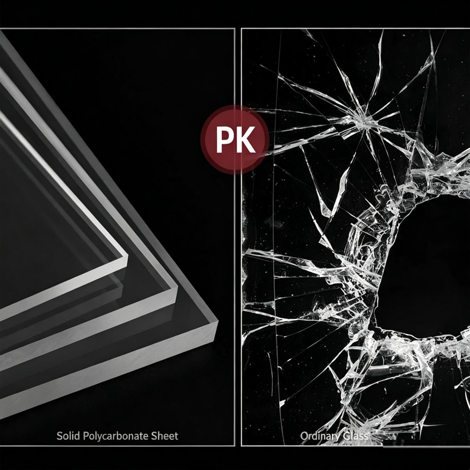 Panel Policarbonato 1mm Transparente PC Endurance Board