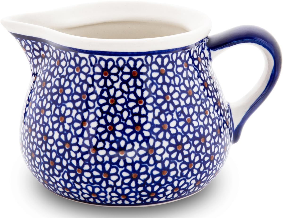 Pichet à lait Bunzlauer Keramik 600 ml décoré main au style traditionnel polonais