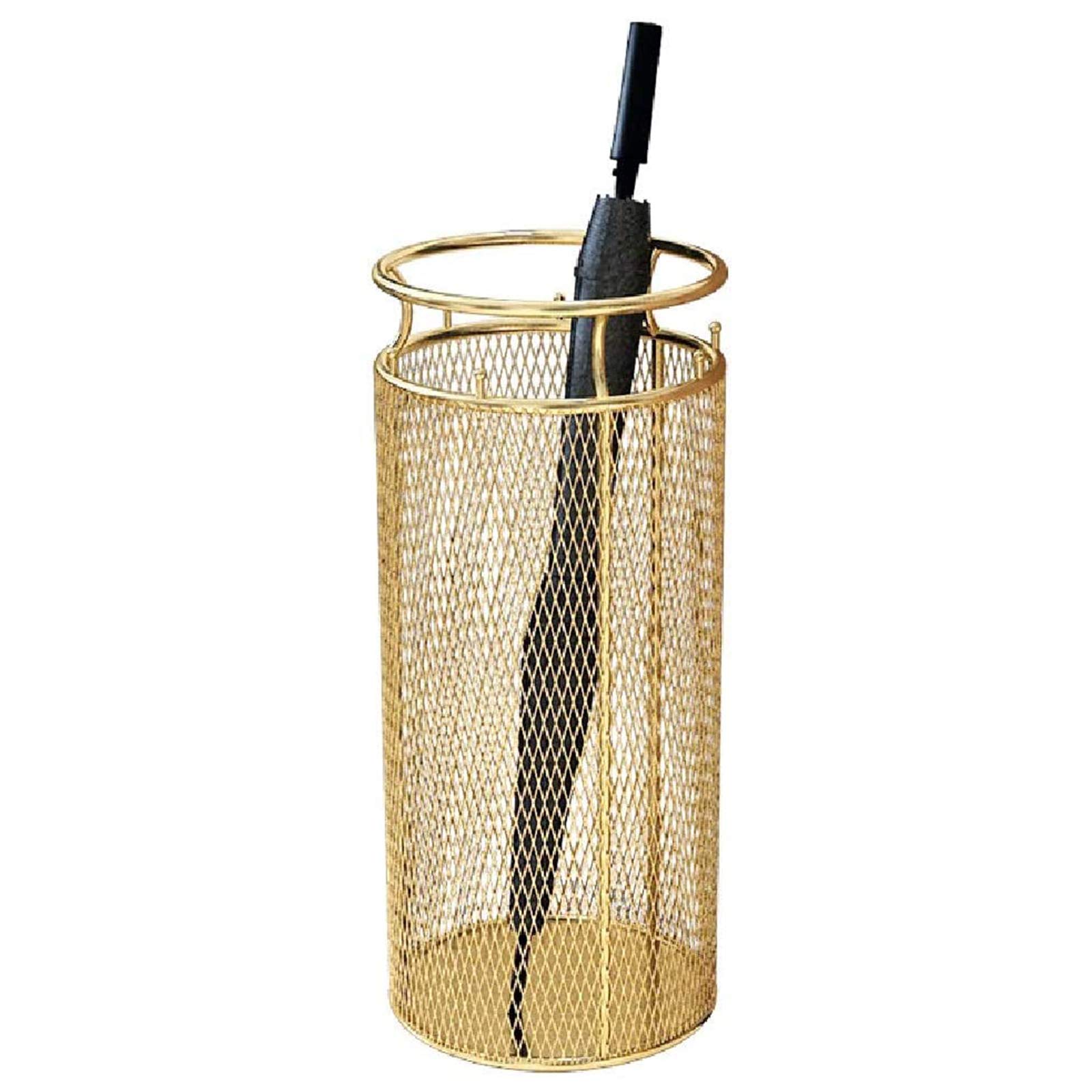 Metalowy okrągły stojak na parasol z tacą kolekcjonerską - do biura kawiarni - 70 cm wysokości x 30 cm średnicy