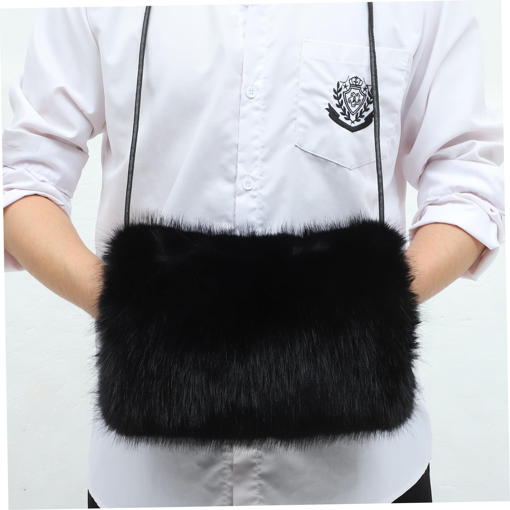 SHERCHPRY Portable Hand Muff for Women Winter Warm Handwarmer Pouch Imitation Fur Stylish Arm Warmer Sleeve