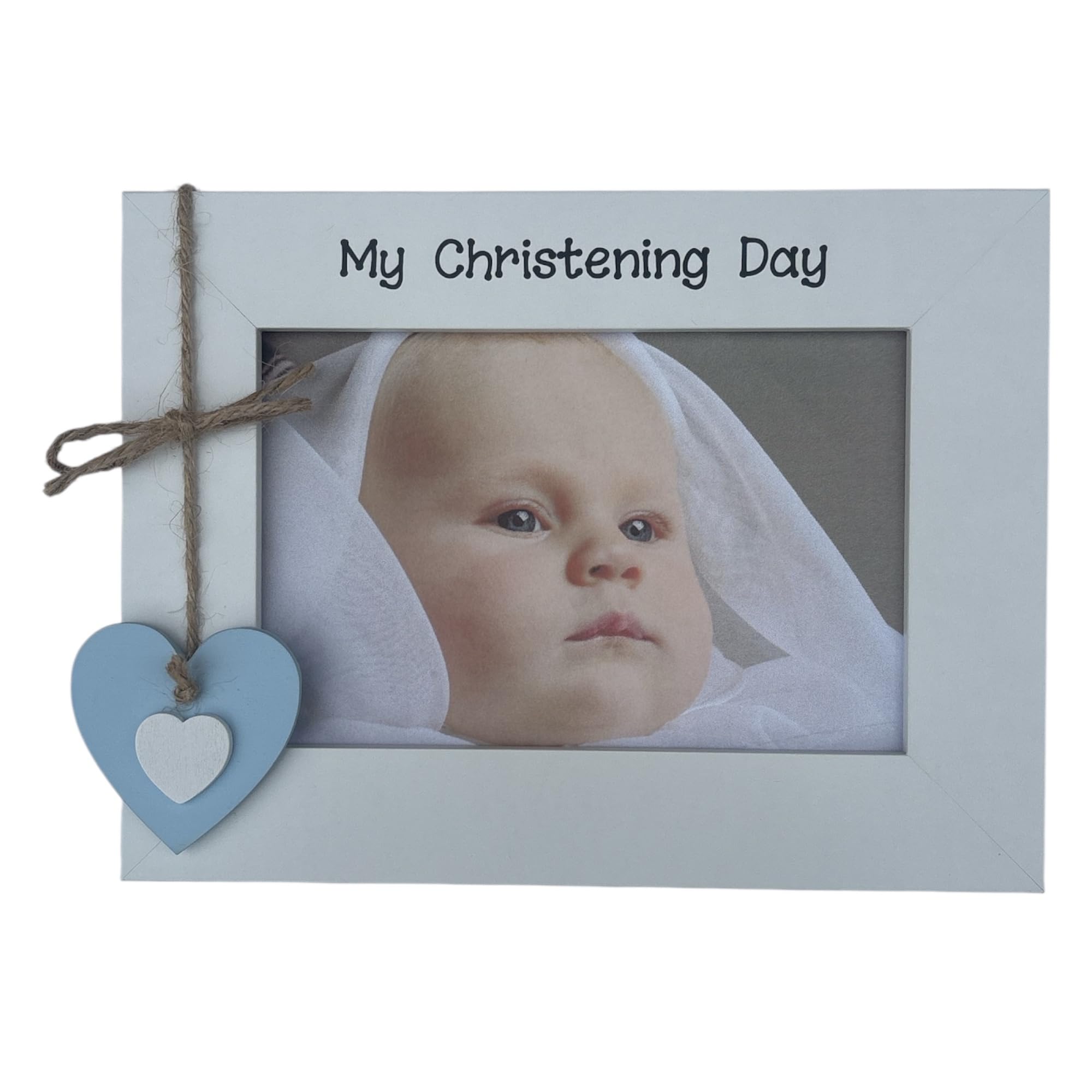 My Christening Day Photo Frame Keepsake Gift For Boys Landscape 6x4 Print