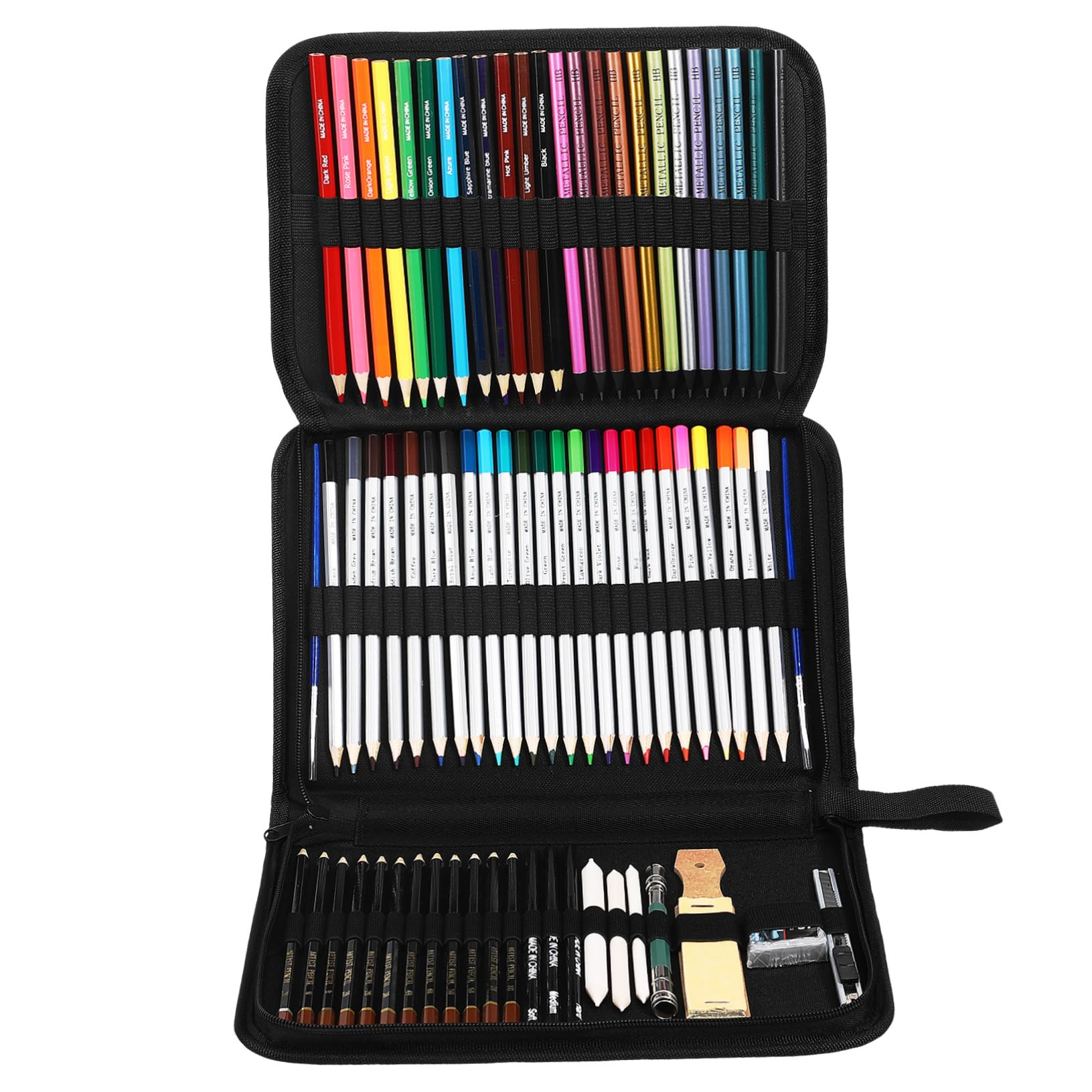 Colorear Libros de Adultos con Lápices Solubles Agua LOPUNER 8