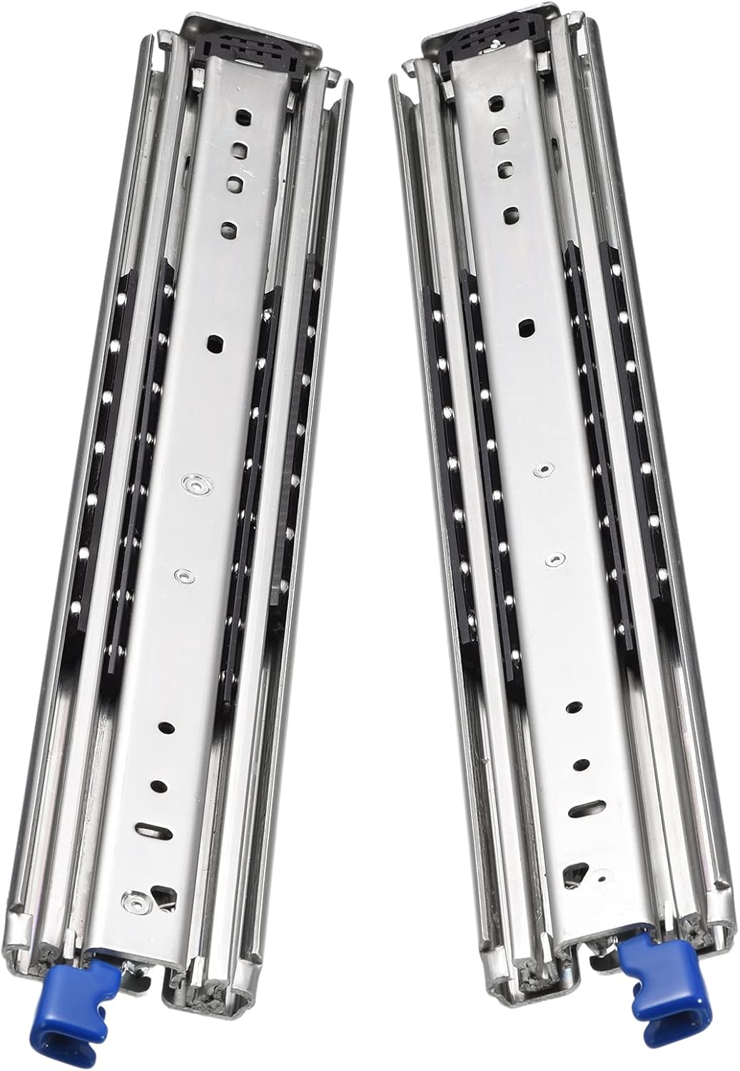 uxcell Drawer Slides with Lock, 18 Inch Full Extension Side Mount Ball