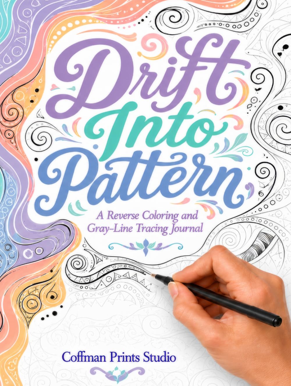 Drift Into Pattern: A Reverse Coloring and Gray-Line Tracing Journal
