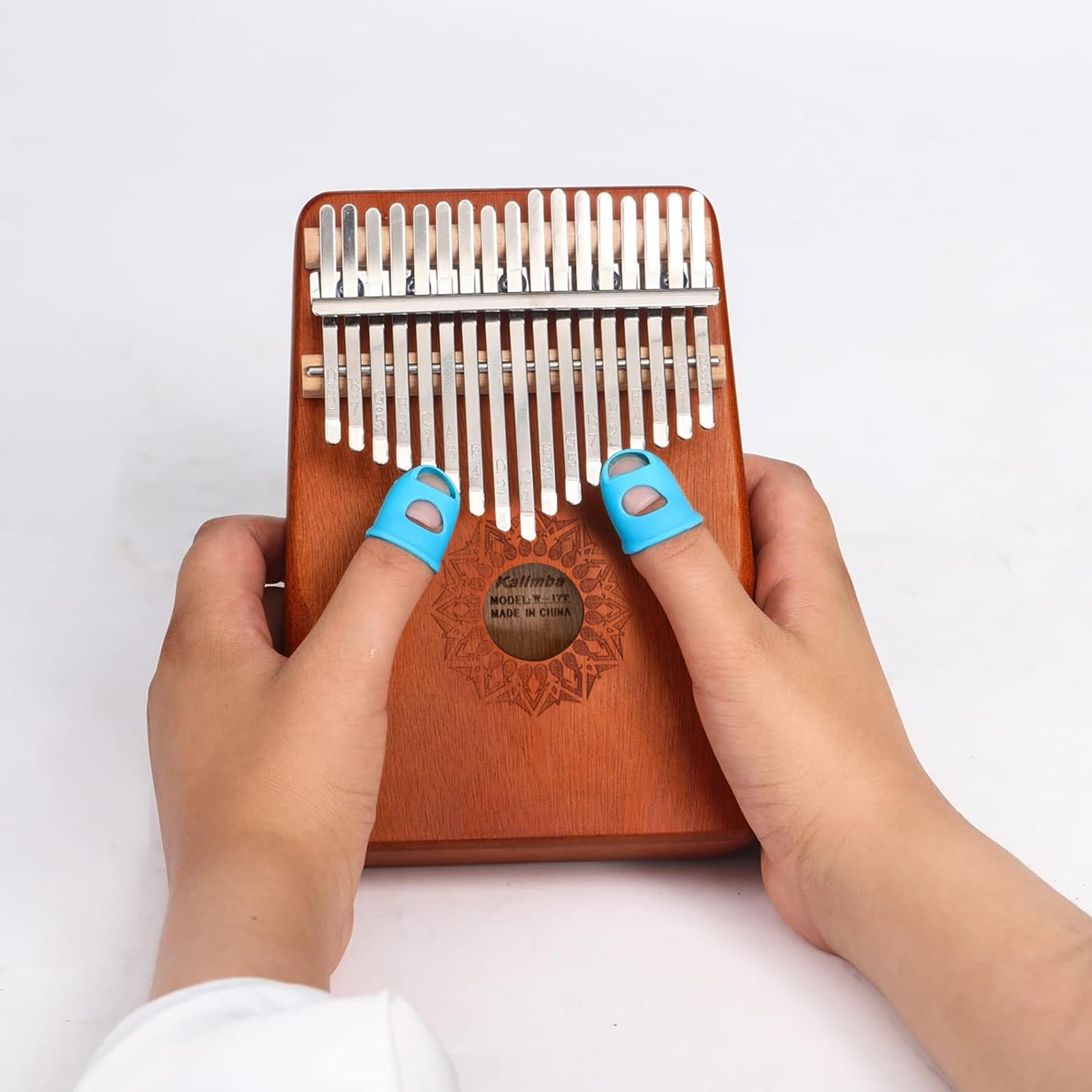 Kalimba 17 chiavi: Mini Kalimba portatile - Piano a pollice - Strumento musicale professionale con pacchetto di apprendimento per bambini e adulti