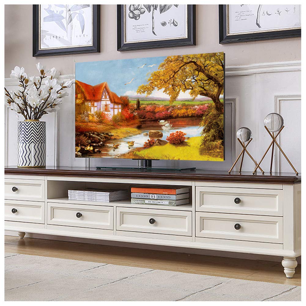 Amazon.co.jp: 室内用テレビカバー 汚れ防止 北欧風 液晶保護