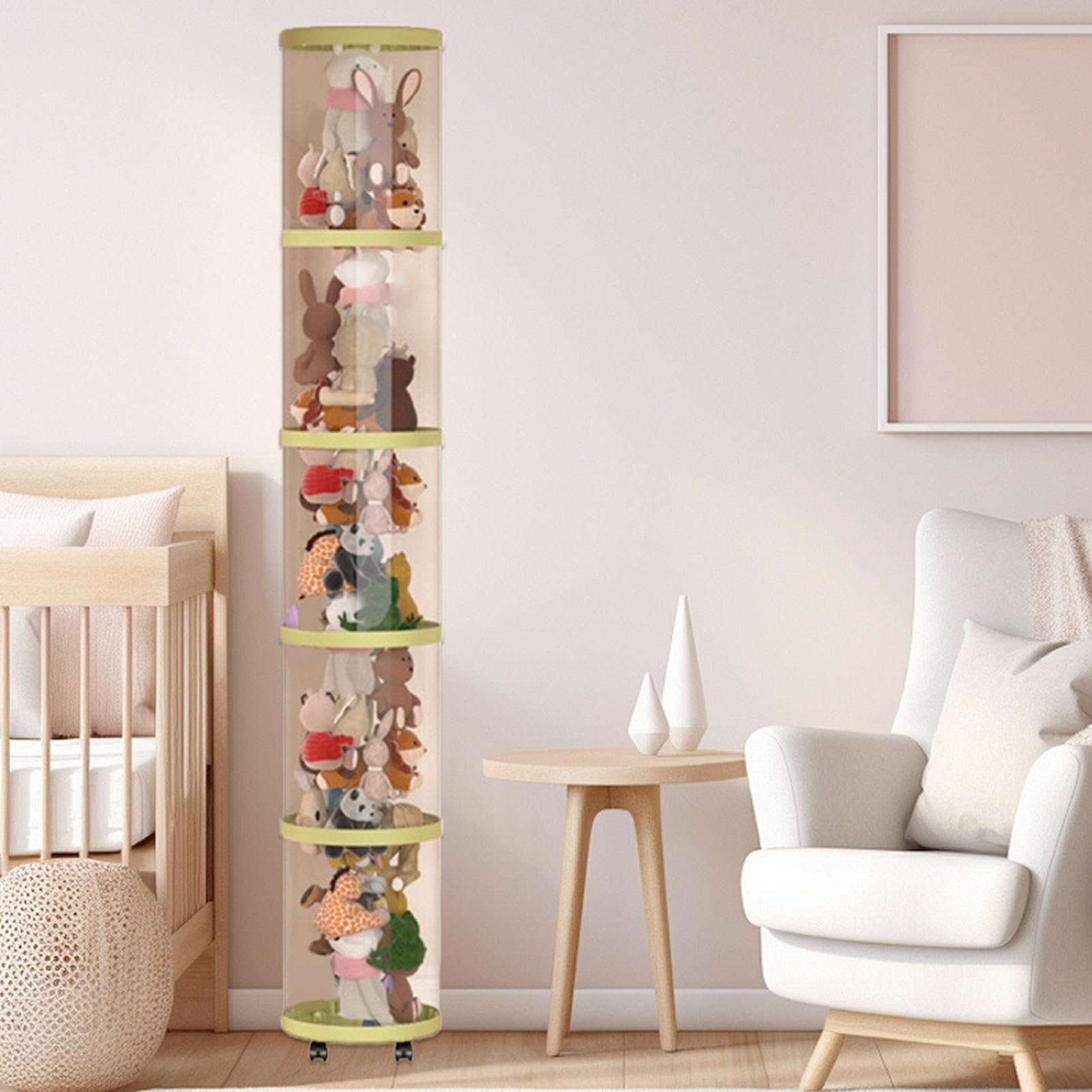 Grand Tube De Rangement Pour Animaux En Peluche - Seau Vertical