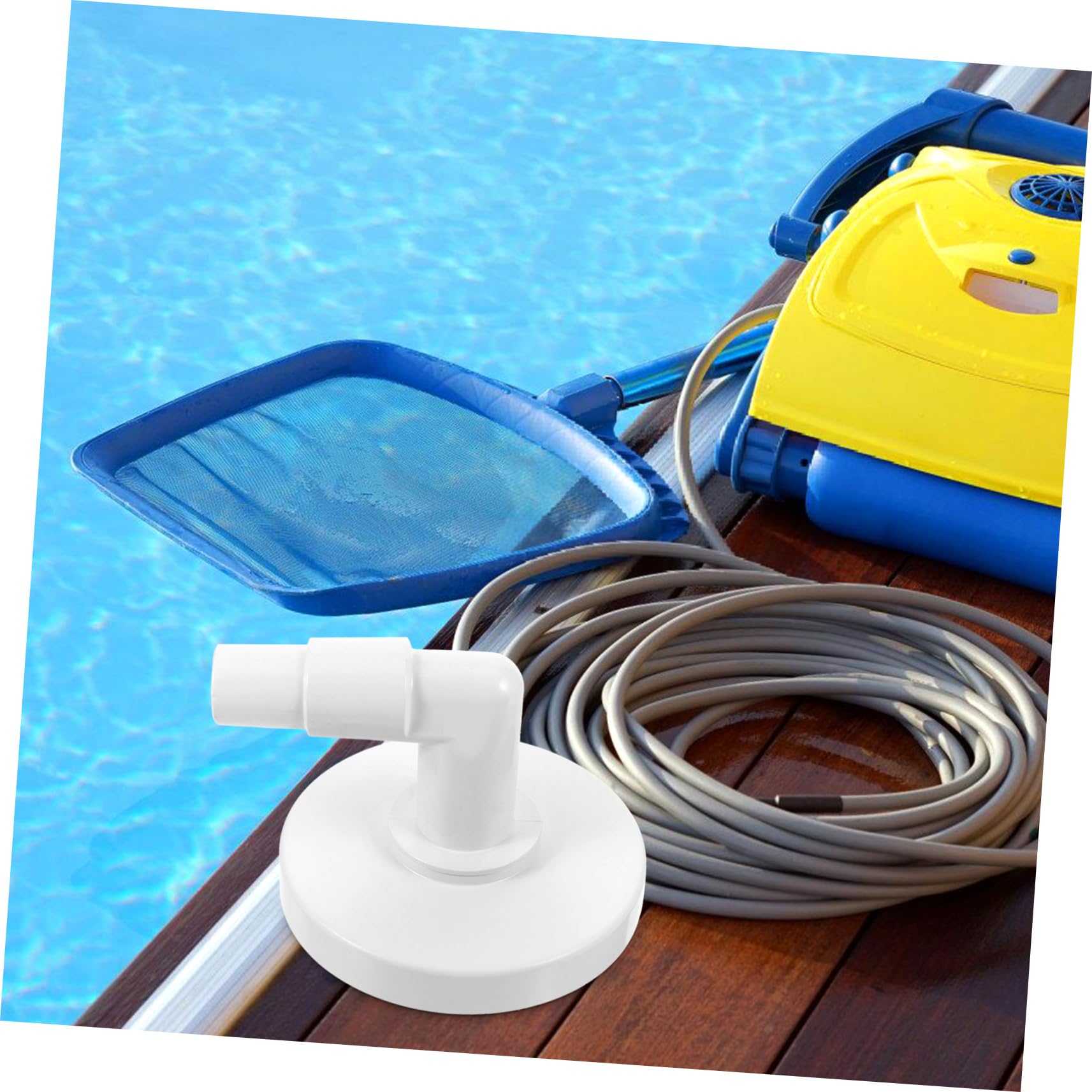 BESPORTBLE 4 Juegos De Aspiradoras Skimmer Cepillos Aspiradoras De Mano Repuestos Carretes De Manguera Piscinas Antiácaros De Mano Bomba De Aire Portátil Adaptador