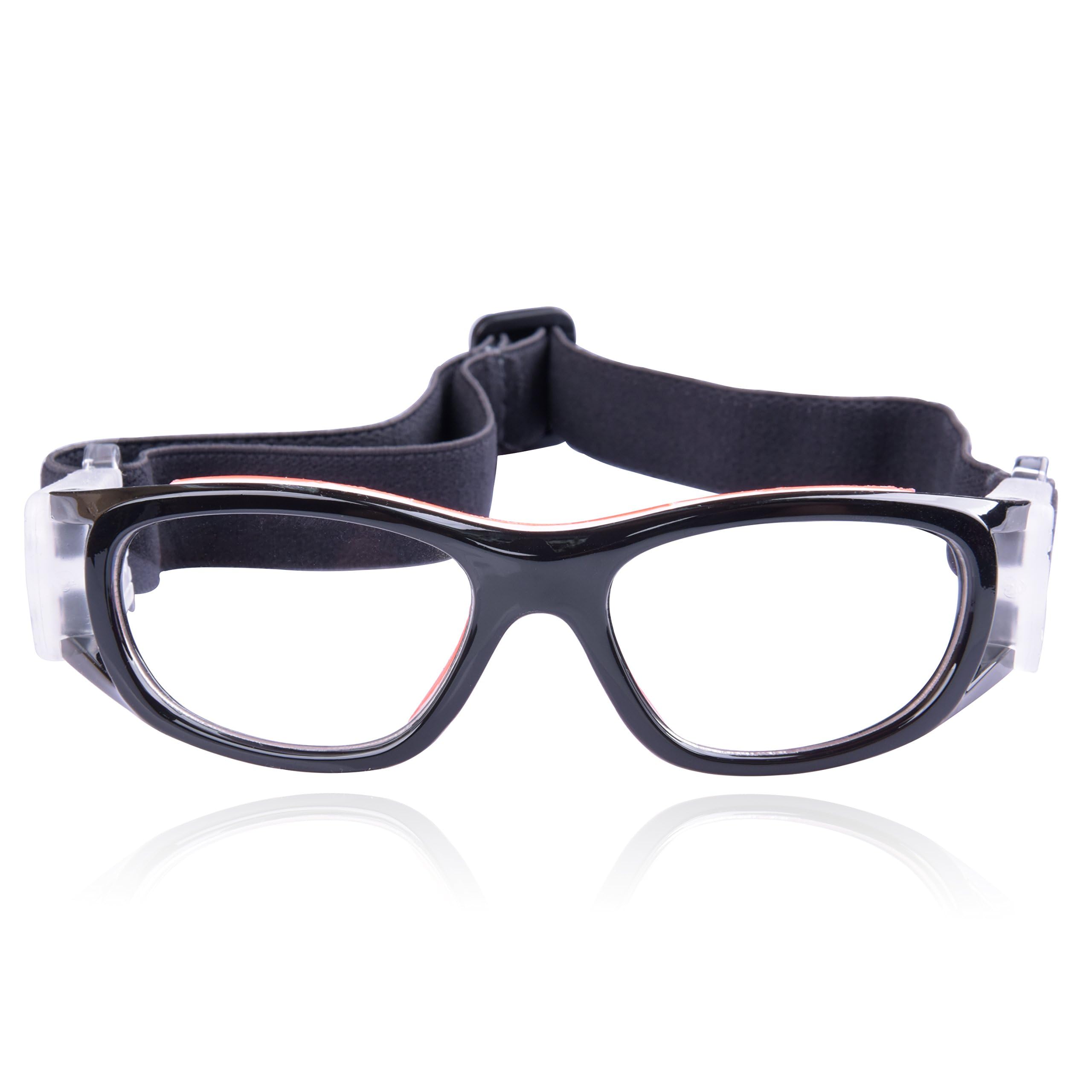 (TM) Unisex Kinder Schutzbrille für Basketball, Fußball, Volleyball, Squash, Hockey, Weiß