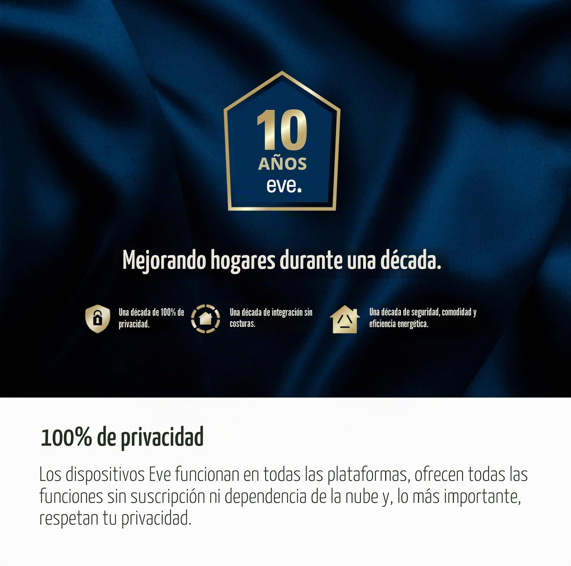 Eve Shutter Switch (Apple Home) – Controlador inteligente de persiana con programación, iluminación adaptable, control de voz, temporizador, acceso remoto, sin pasarela, Bluetooth/Thread