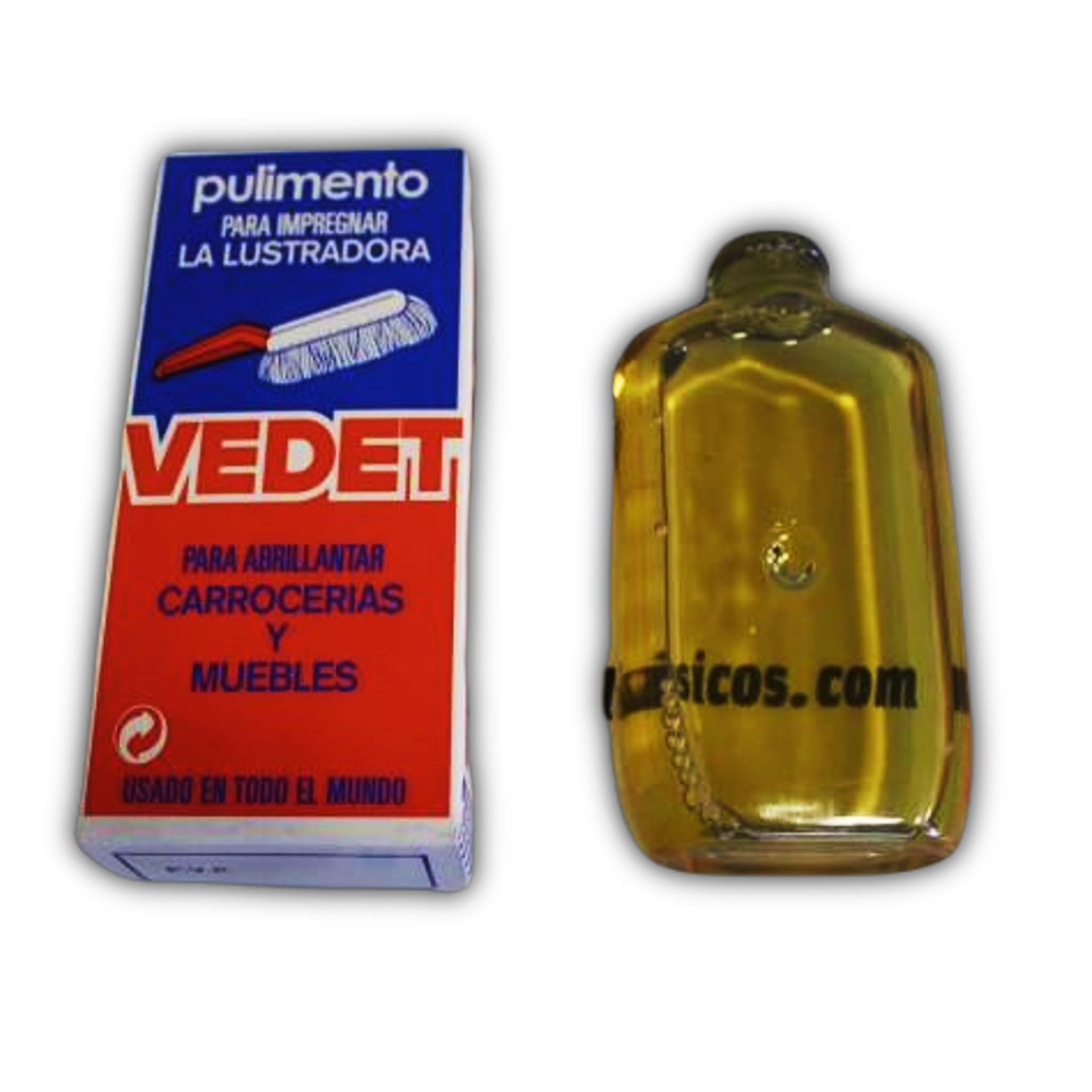 Bricoloco Lustradora y Pulimento líquido coche para carrocería, cristales y cromado. Quitapolvo para mueble. Limpia y protege contra el agua y suciedad (Pack Lustradora + Pulimento, 2)
