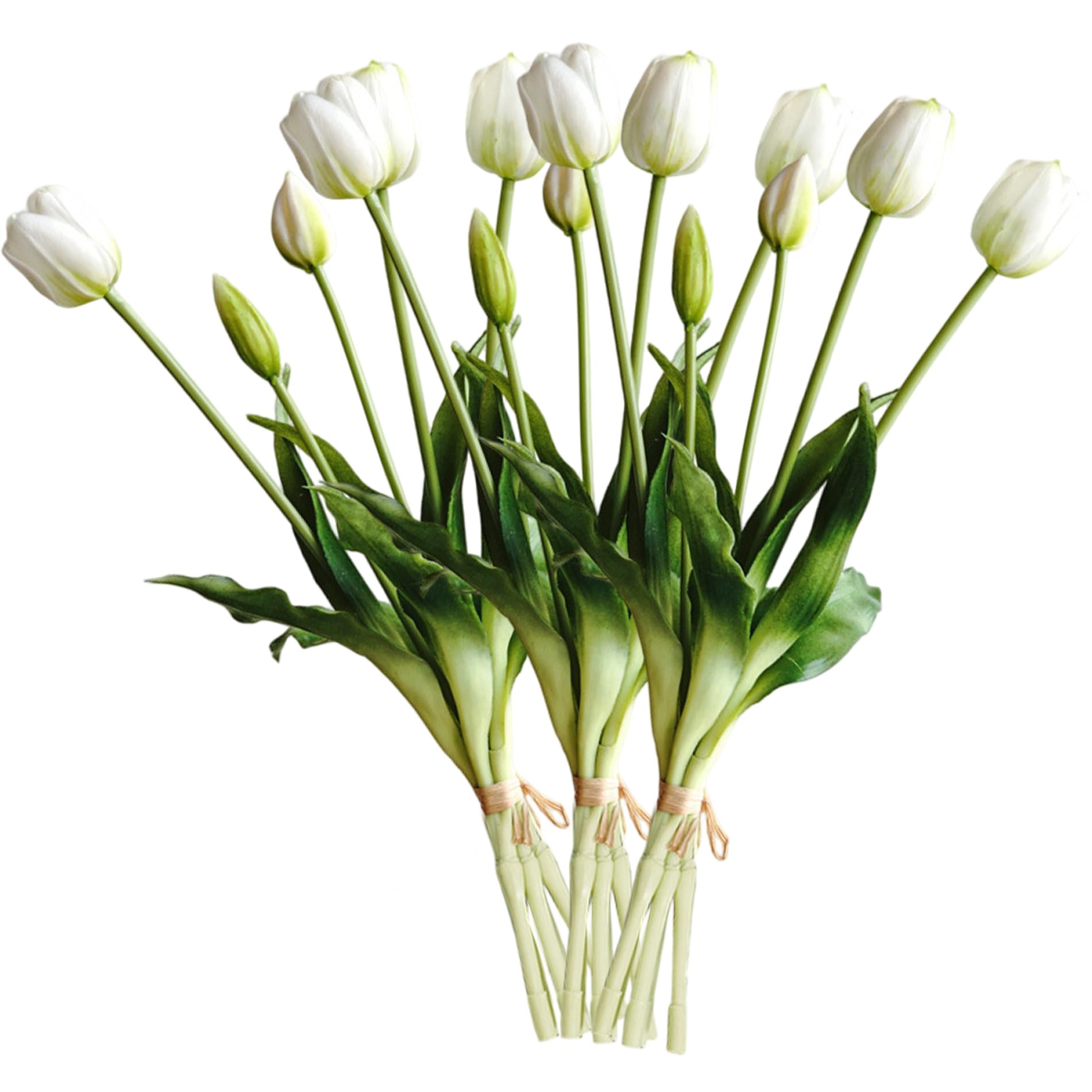 Tulipes artificielles toucher réel : fini les fleurs fanées avec ces 3 bouquets déco en PU