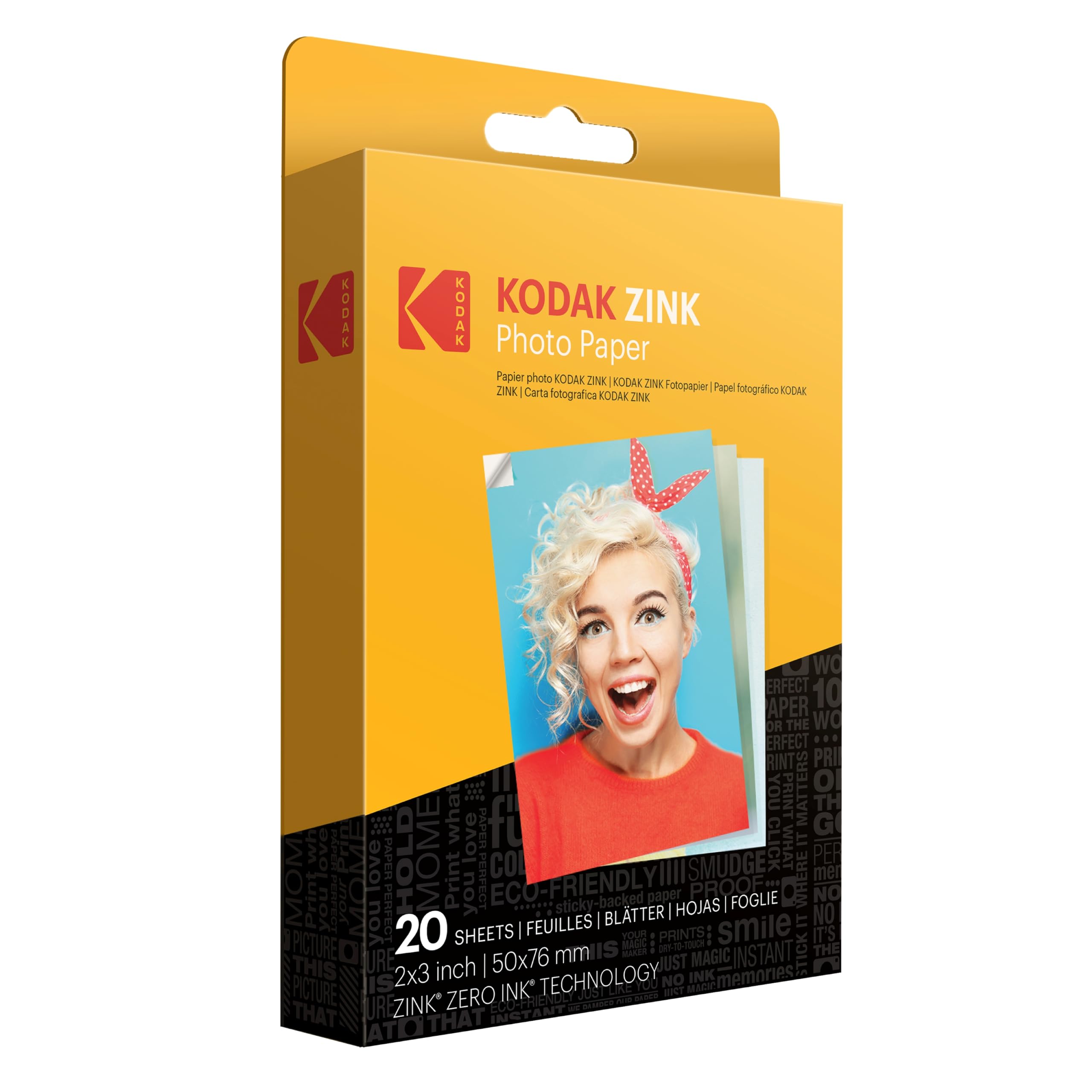 KODAK 2x3 Premium Sticky-Backed ZINK Photo Paper (50 Sheets) - Compatible With Kodak Step, Step Slim, Printomatic, Printomatic+, Smile+, Step Touch — Amazon image 7