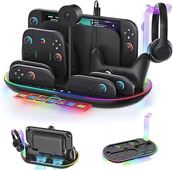 Amazon.co.jp: Switch2 Pro & Switch 2ジョイコン用冷却充電スタンド